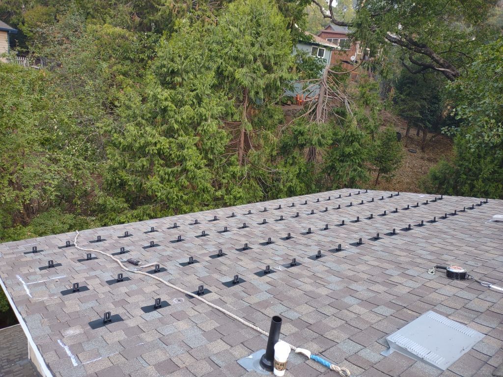 Solar powering this home by Byers Enterprises 
