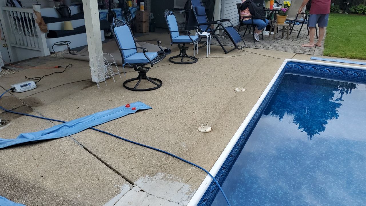 Pool Deck in Nashua, NH 03060 by Symphony Concrete Coatings