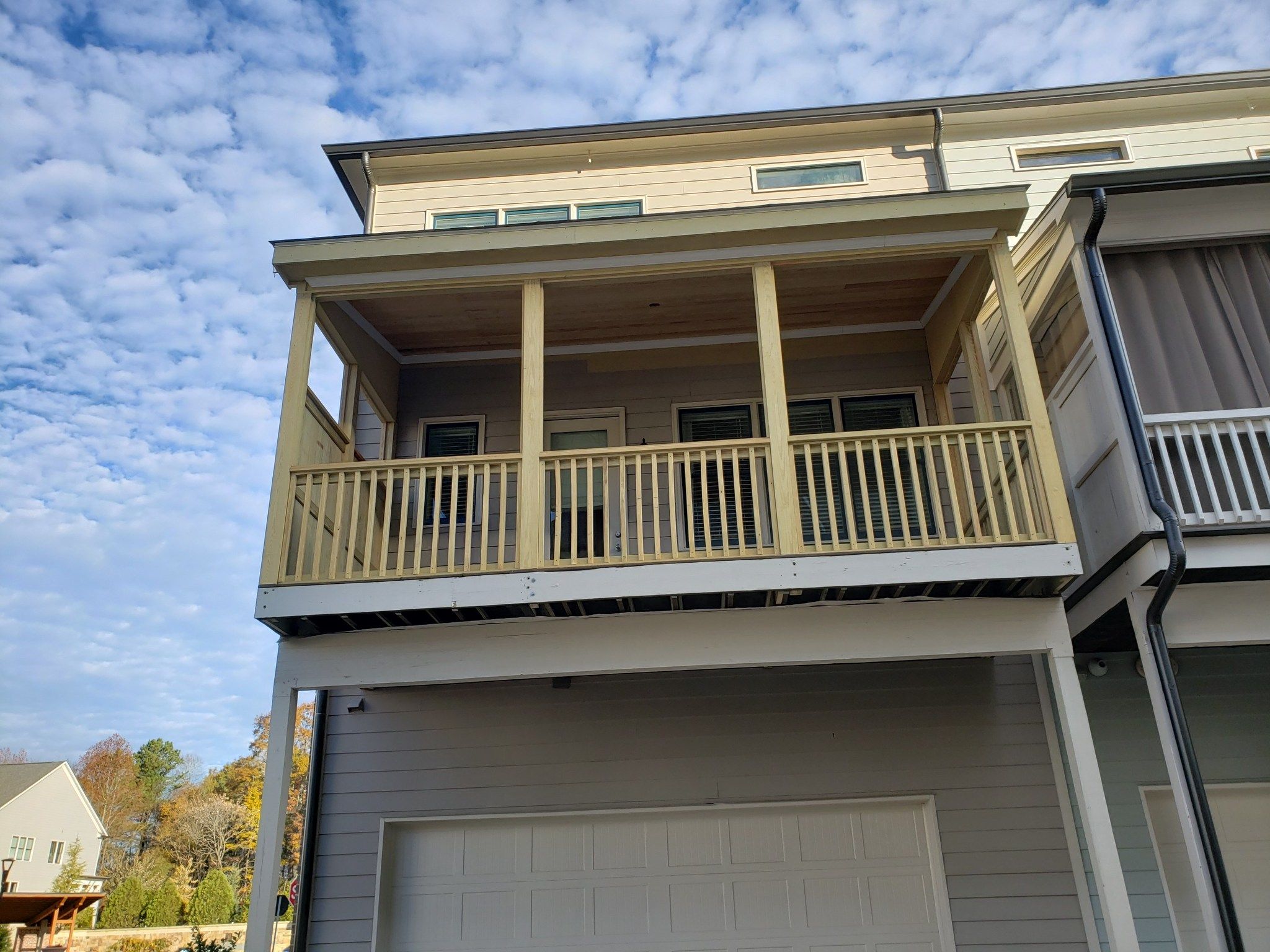 Screened Porch Conversion and Balcony Upgrade in Woodstock by Swift Home Renovations 