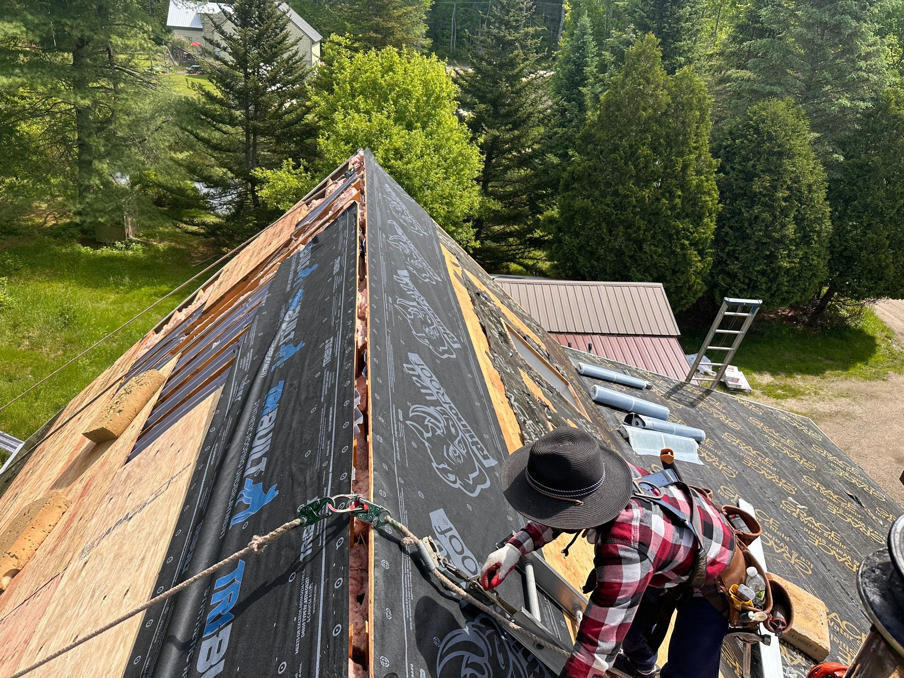 Owens Corning Asphalt Shingle Roof Replacement in North Berwick by Tall pine roofing