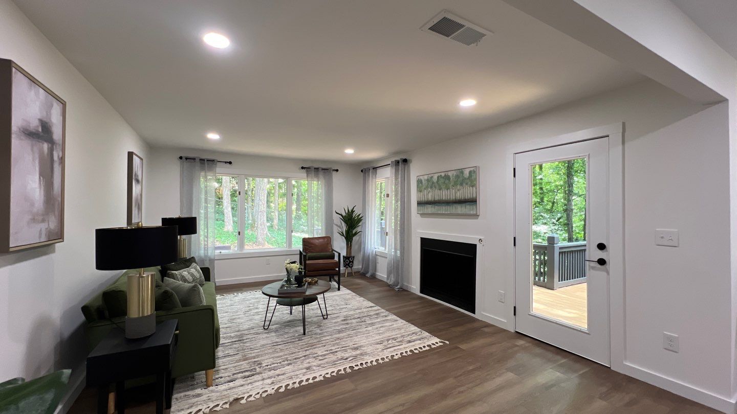 Full Interior and Exterior Home Renovation with Finished Basement in Marietta by Swift Home Renovations