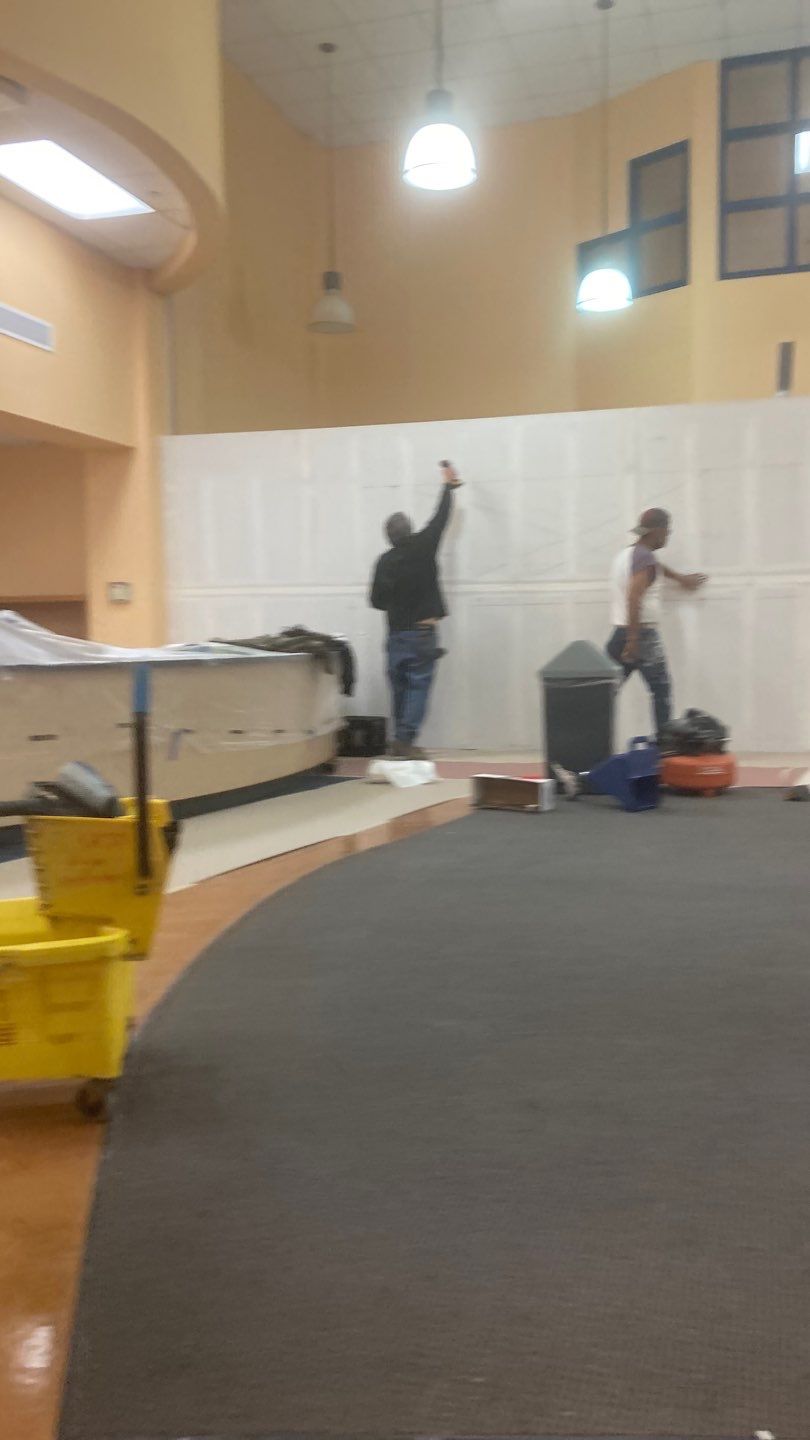 Wall Repair and Door Installation by Dodson House Moving