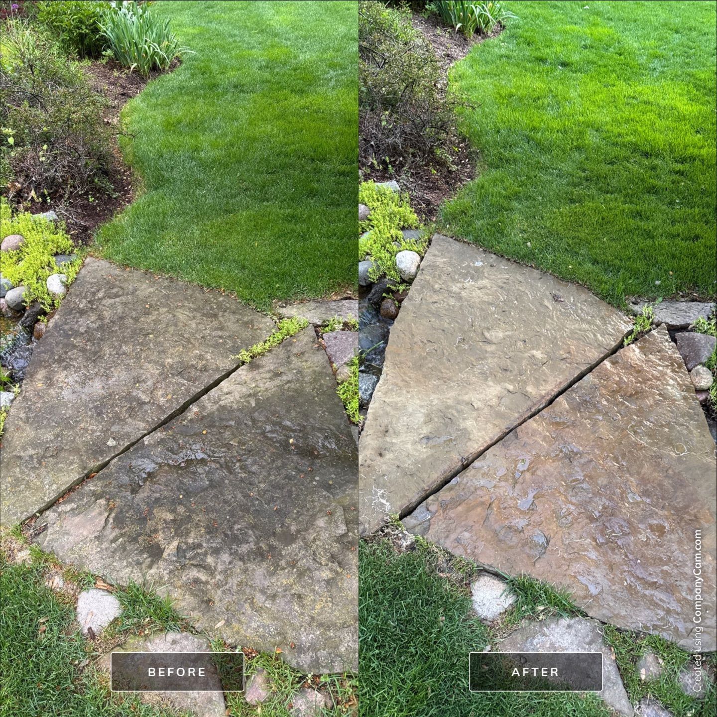 Project in Algonquin by Simmons Power & Soft Washing