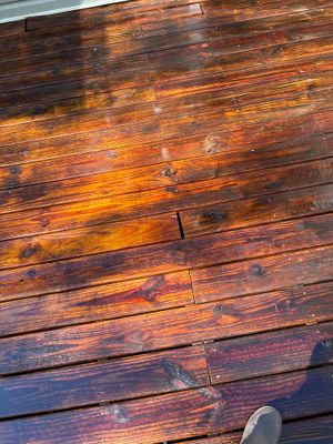 Deck using Wood Sealant