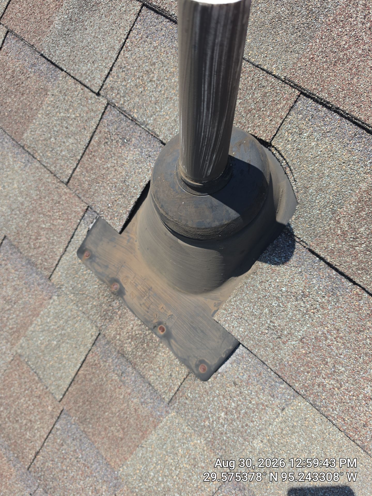 Asphalt Shingle Roof Inspection and Damage Assessment in Houston by Good Vibes Roofing