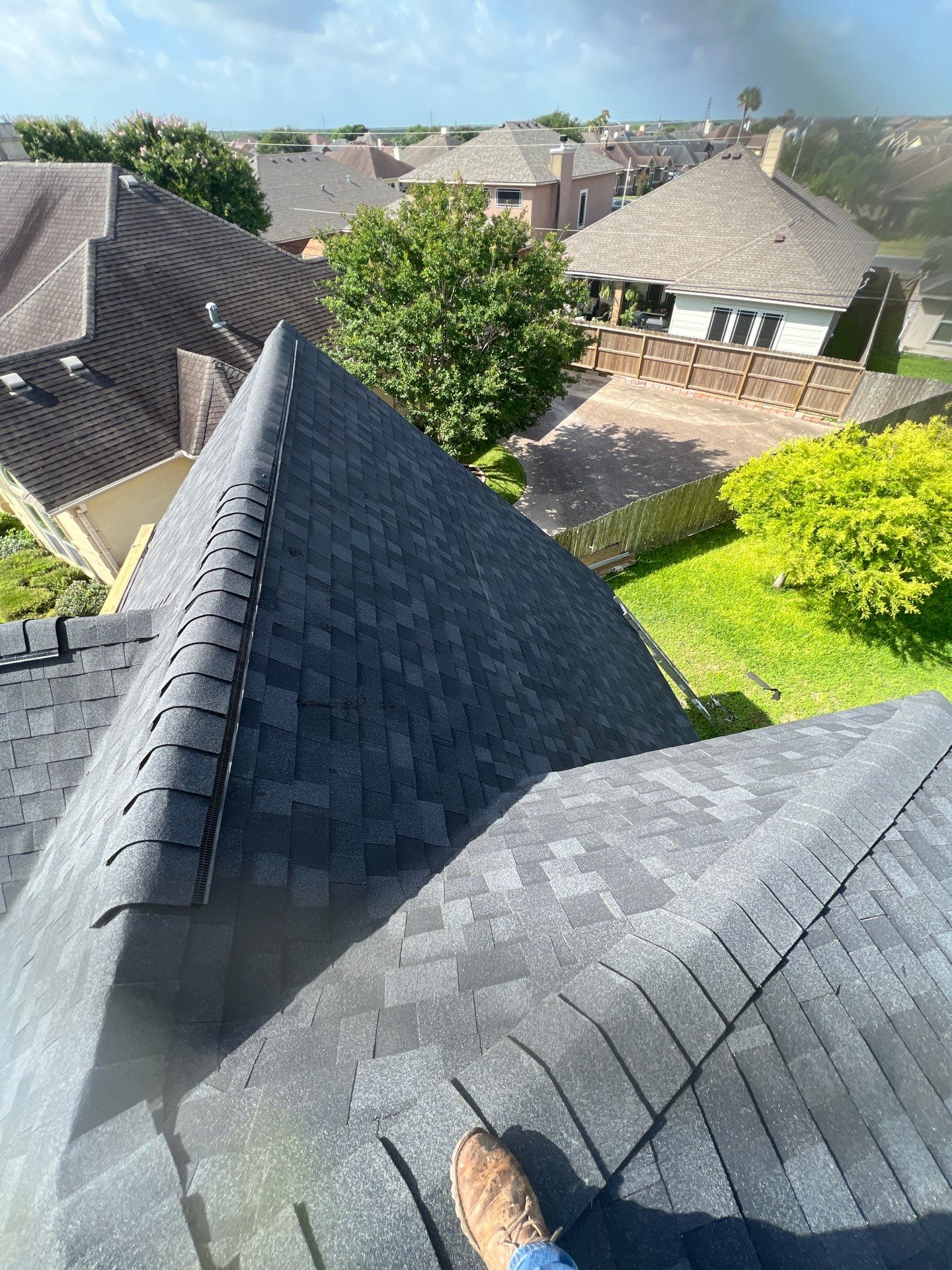 Steep and High...Let's get It! by Bayfront Roofing and Construction