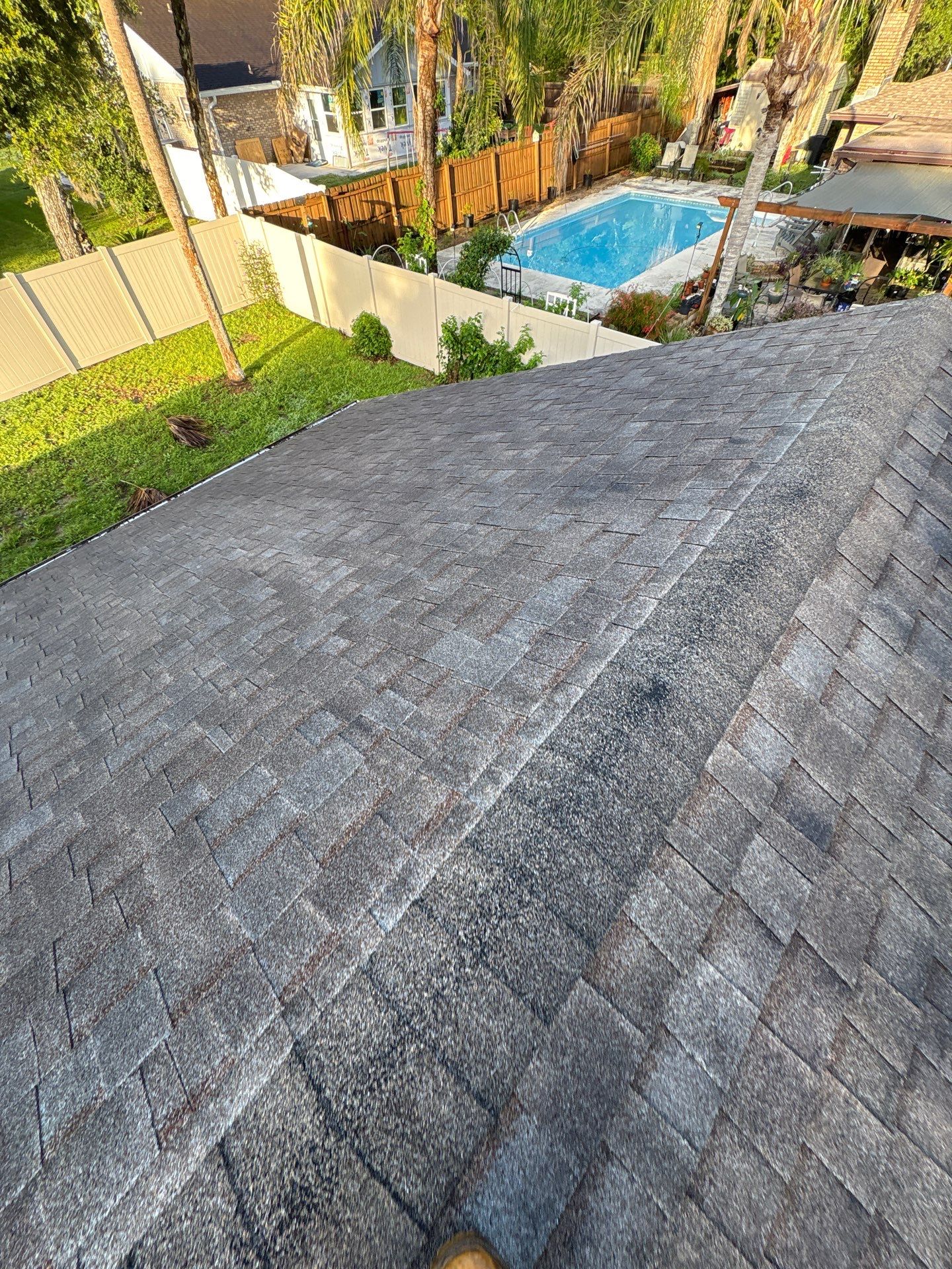 Architectural Shingle Roof Replacement and Attic Inspection in Orange City by Pinnacle Roofing Group