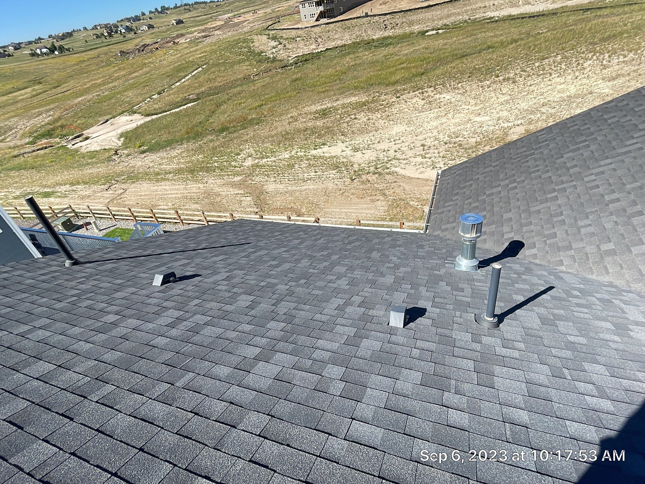 Residential Roofing Installation using Atlas Pinnacle Impact Black Shadow by Blue Peaks Roofing LLC 