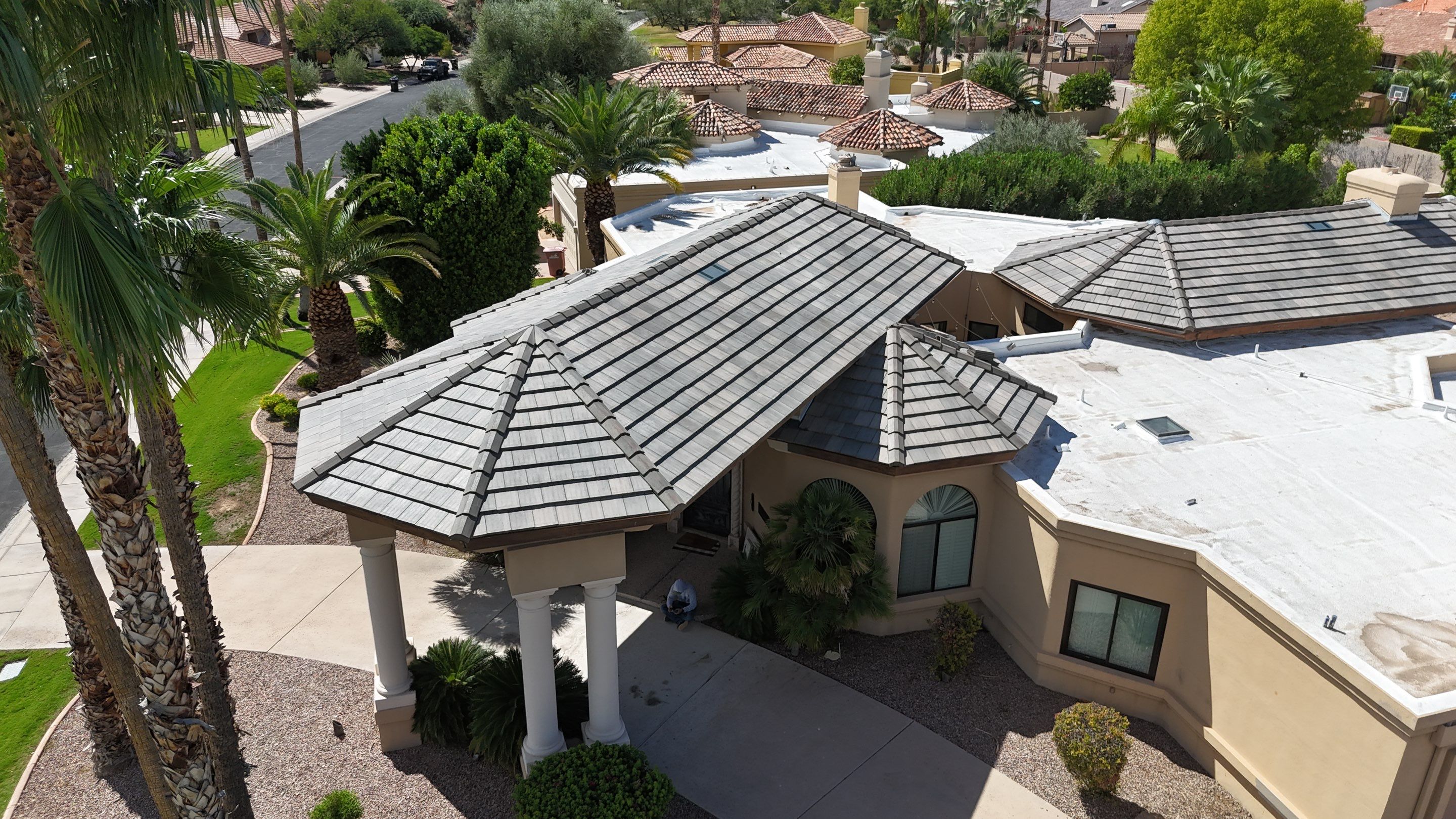 Project in Scottsdale, AZ by Saint Roofing