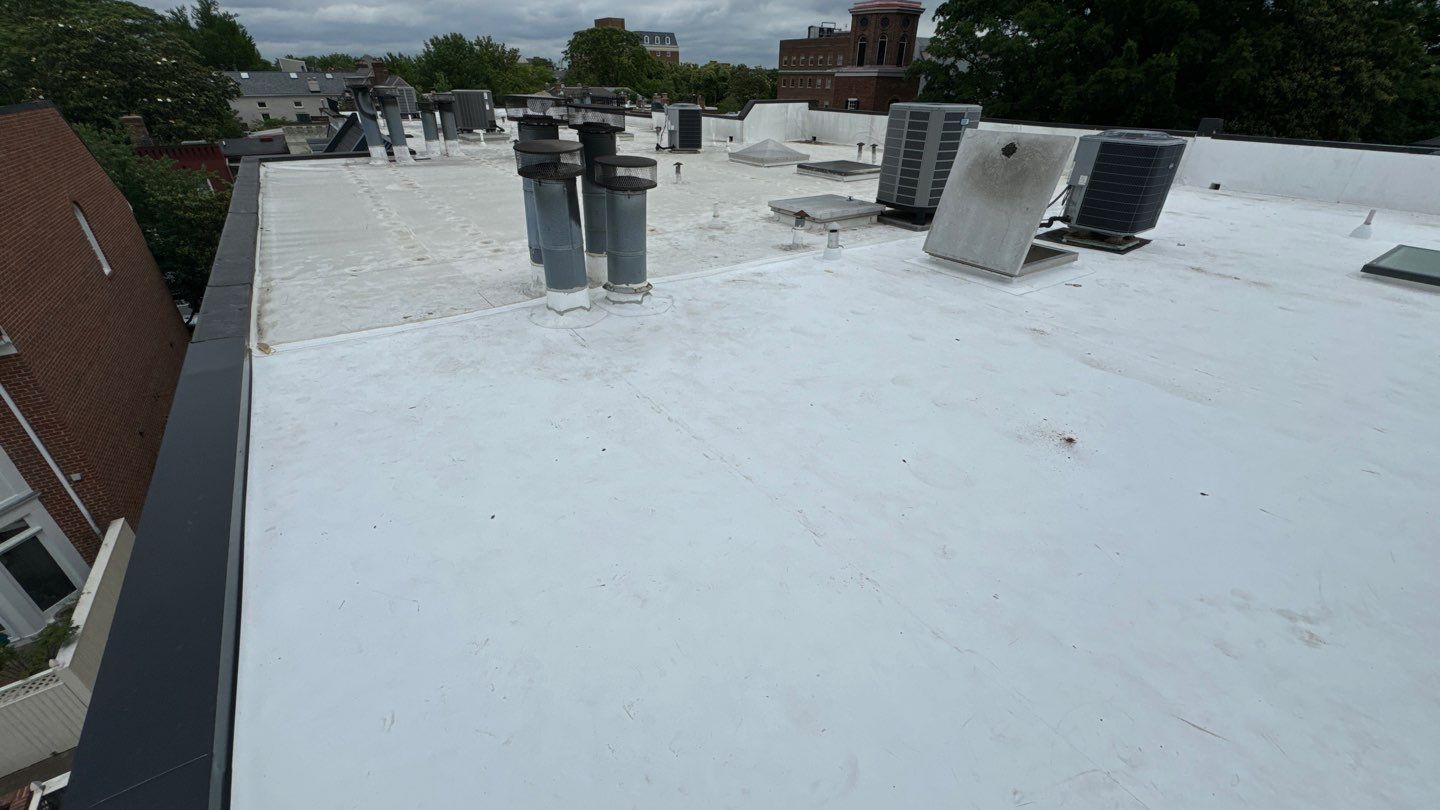 Alexandria: Carlisle Syntec TPO Flat Roof Installation by RM Banning, Inc.