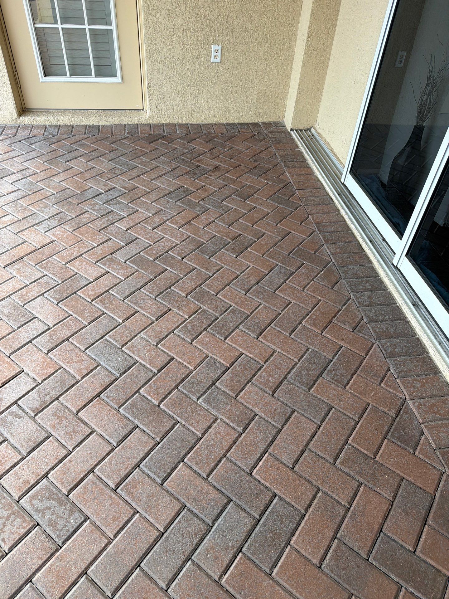Paver Pool Deck Stripping and Sealing Project in Sun City Center by Supreme Paver Experts