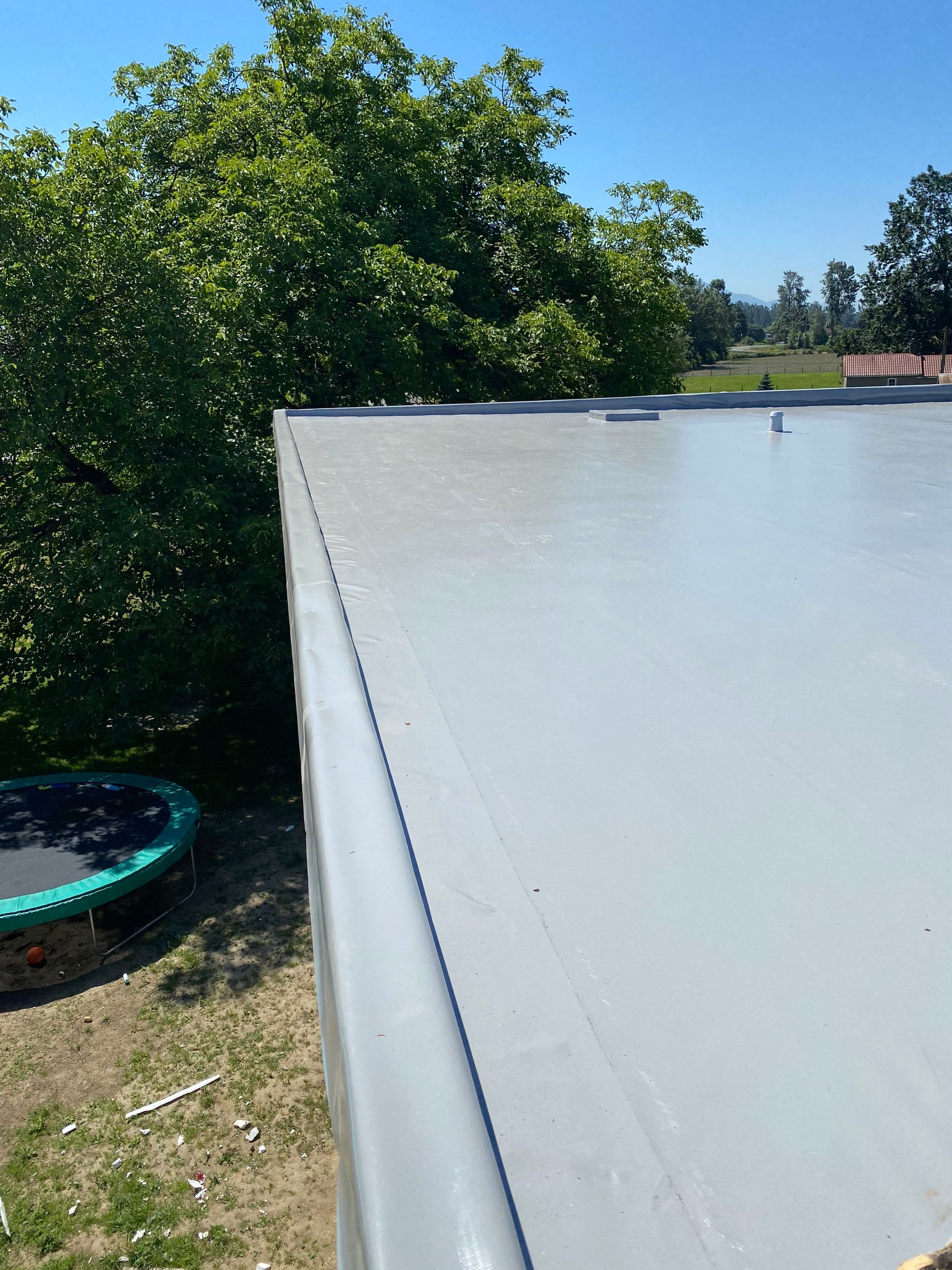 Residential Roofing Installation using multiple products by Top Notch Roofing Inc