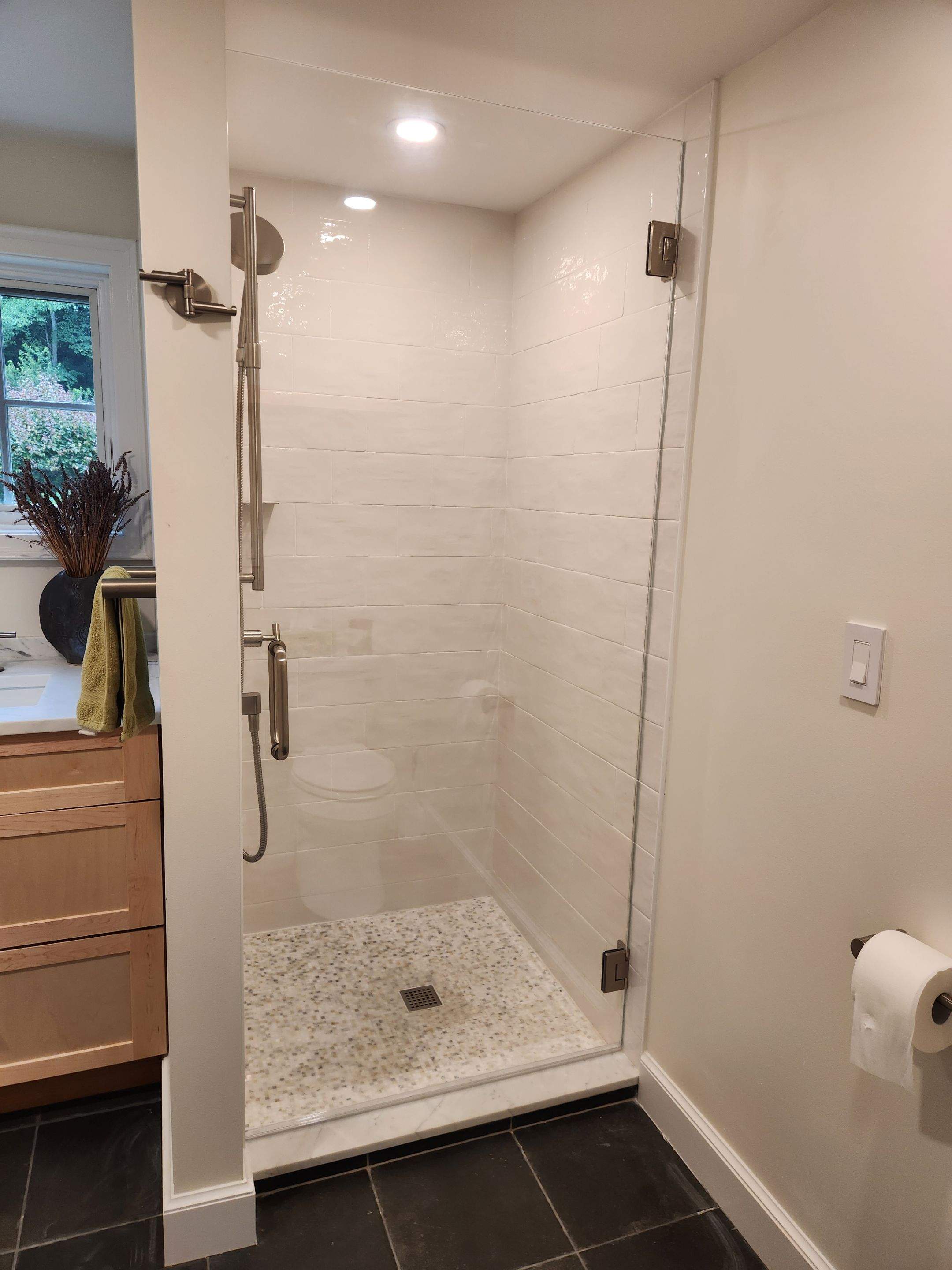 Multiple Frameless Showers by Cheshire Glass Company