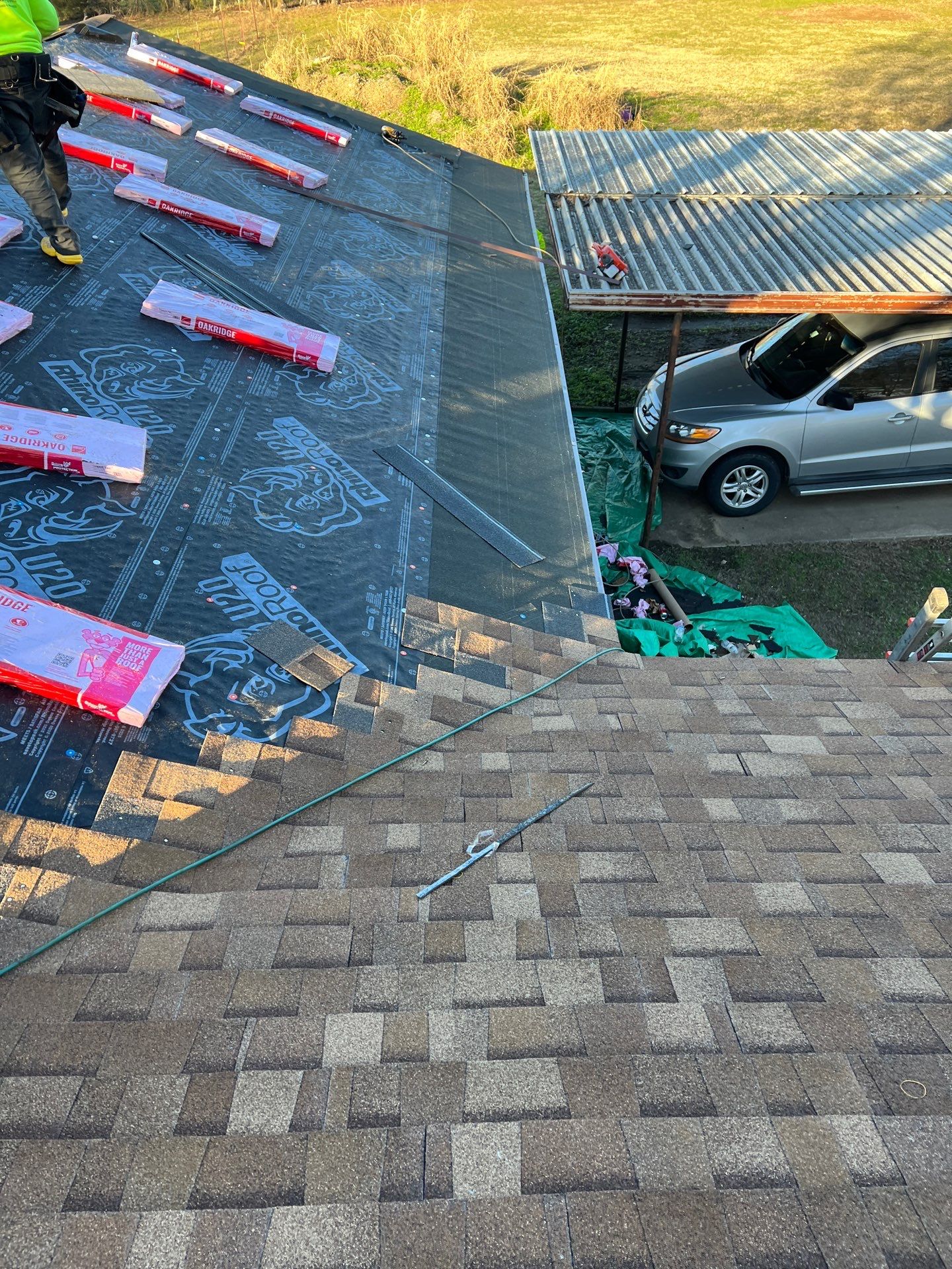 Residential Roofing Installation using Owens Corning Oakridge by In & Out Construction & Remodeling, LLC
