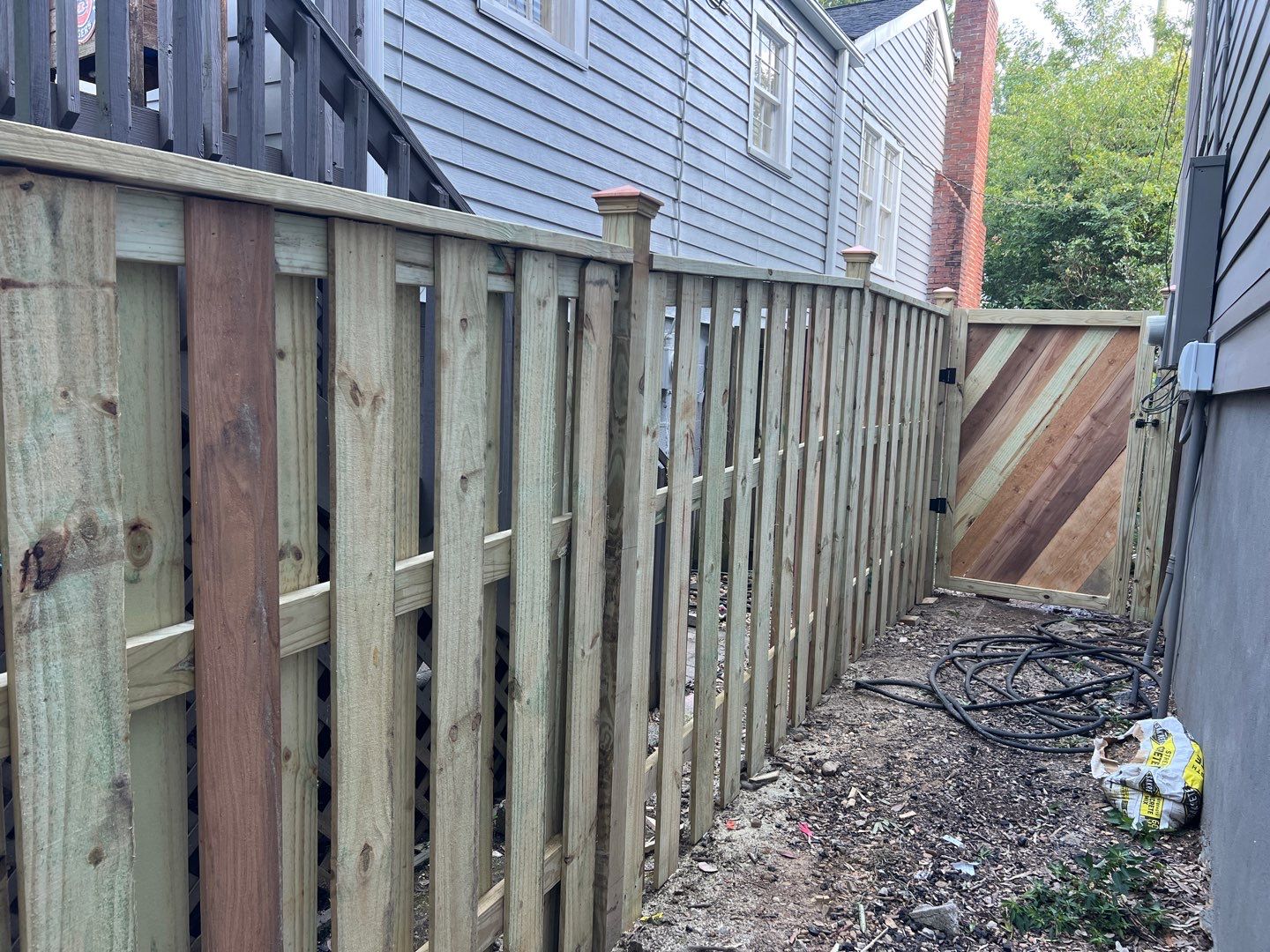 Melrose - Fence by Pillar and Pine