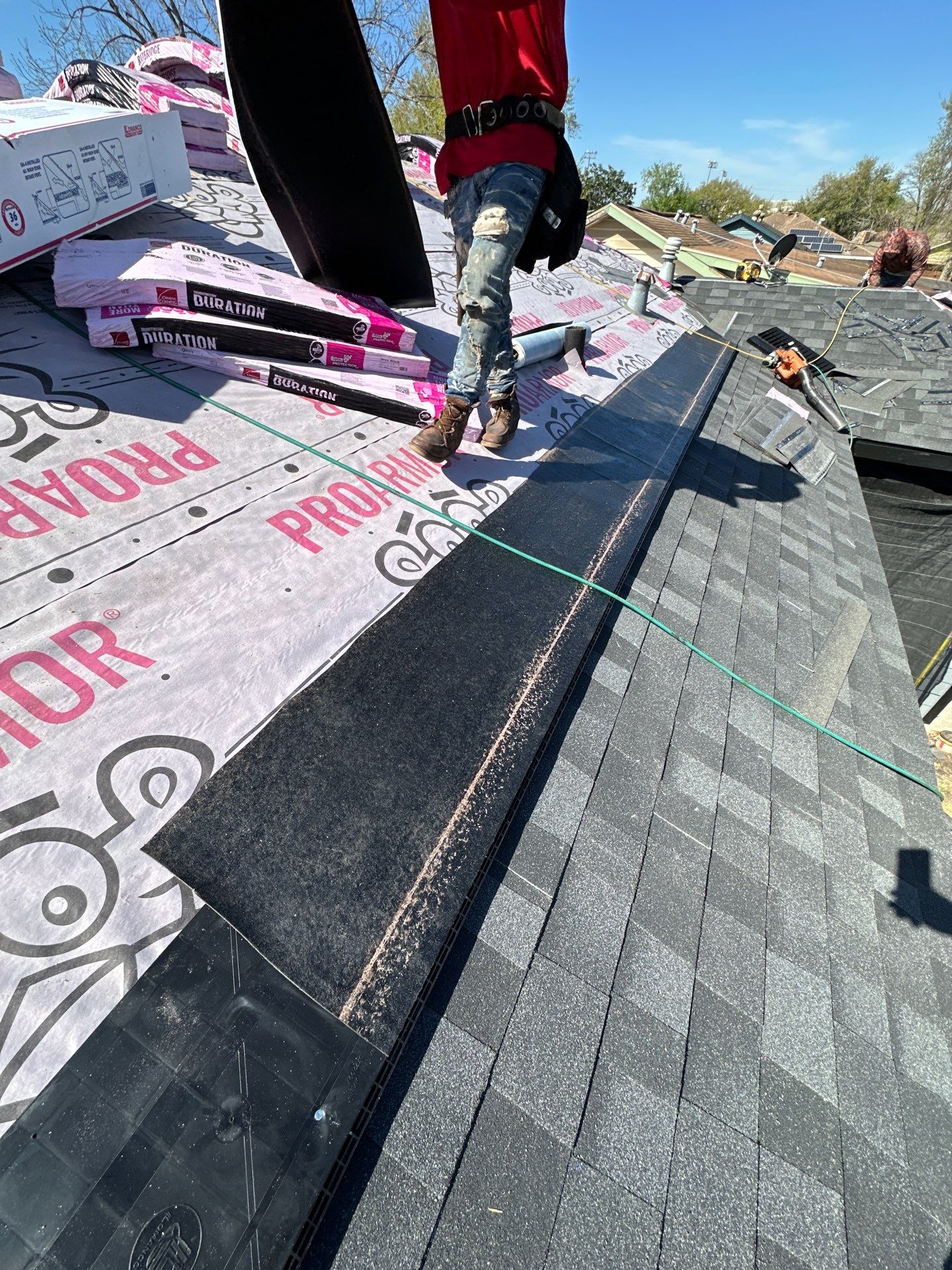 Project in Houston by Motion Roofing