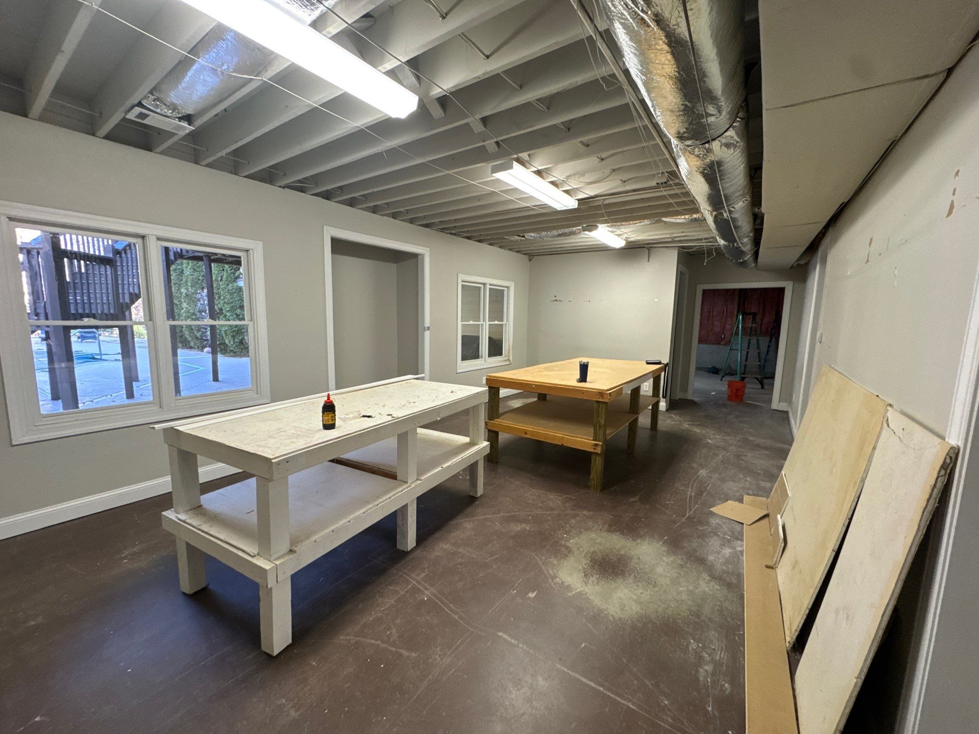 Full Basement Remodel in Powder Springs Featuring Custom Kitchenette by Swift Home Renovations