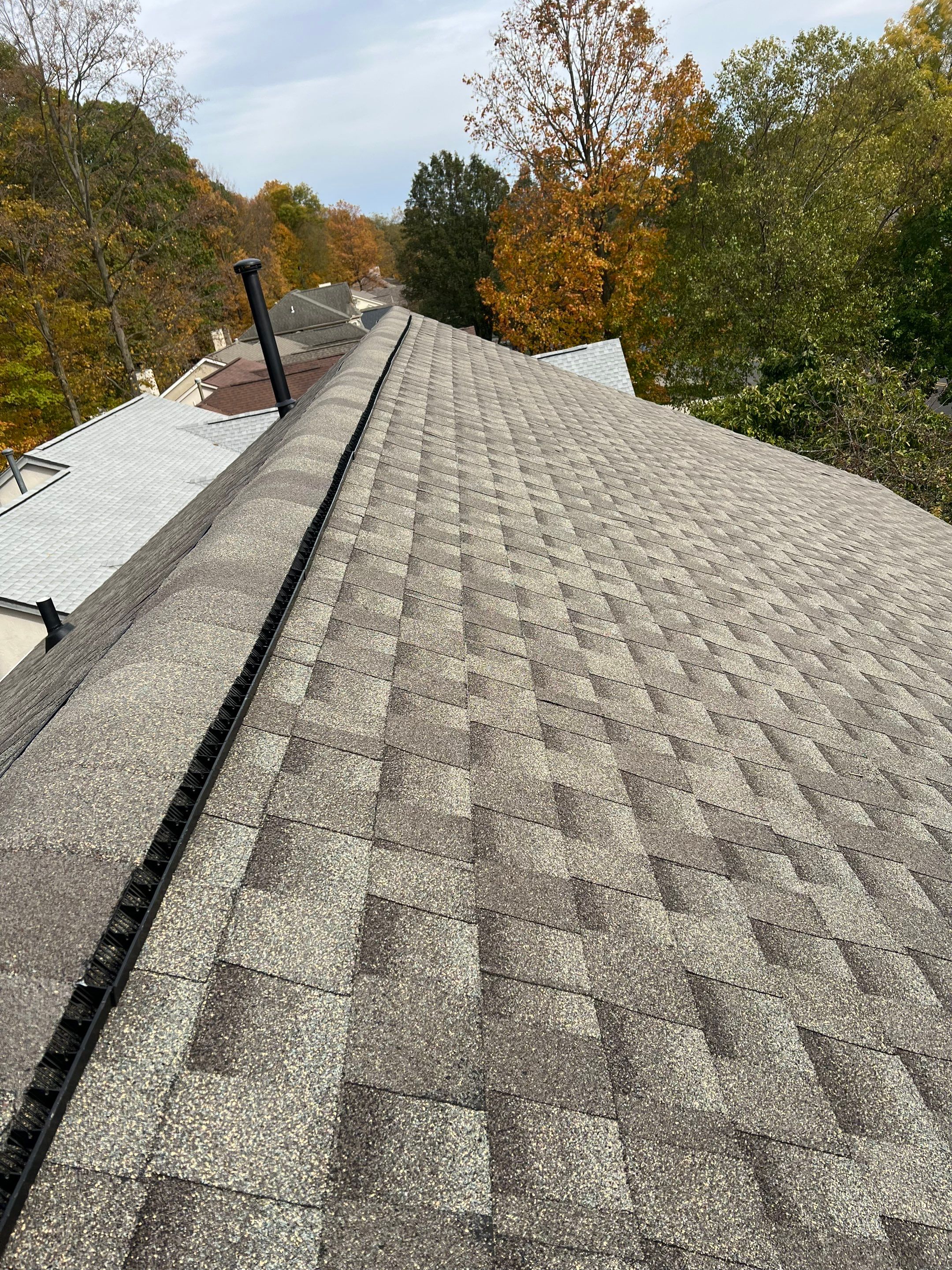 Residential Roofing Installation using GAF Timberline HDZ Weathered Wood by Nitro Roofing and Construction