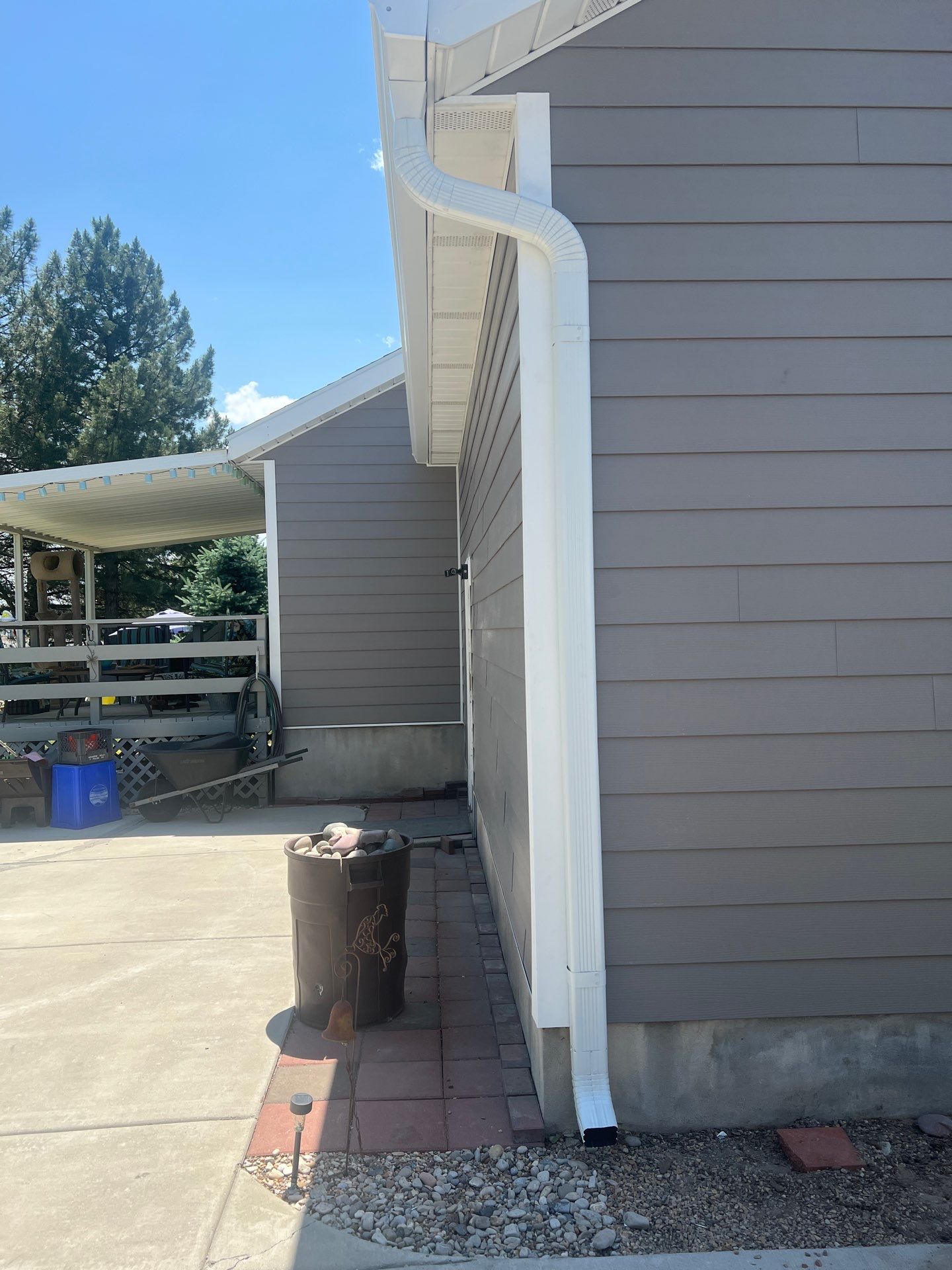 Project in Salt Lake City by Emerald Gotcha Gutters 