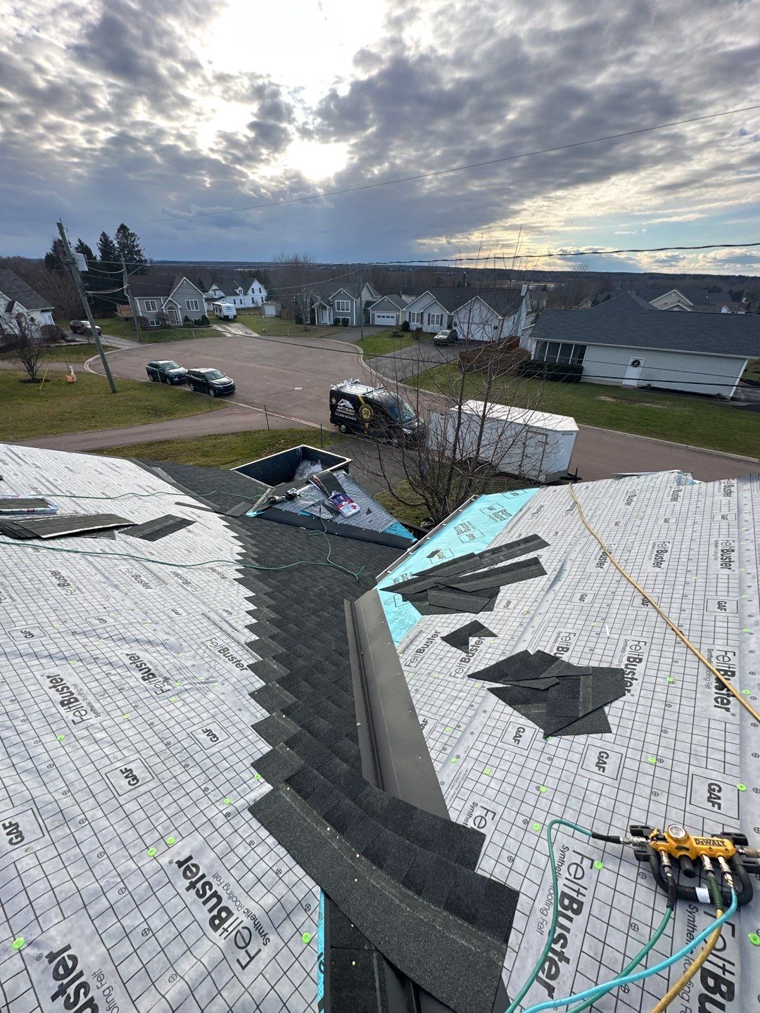 Residential Roofing Installation using Asphalt GAF HDZ  by Artisan Roofing & Home Improvements Inc.