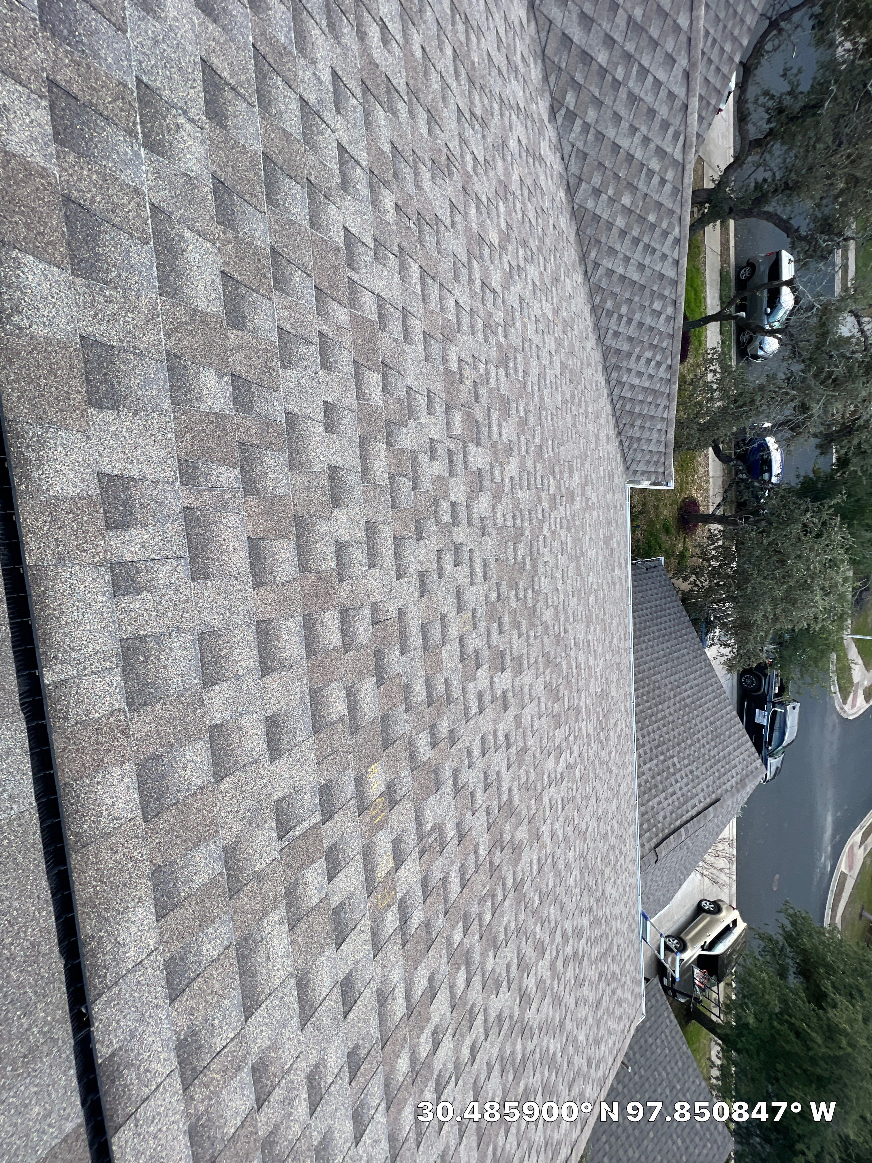 Full Architectural Shingle Roof Replacement and Decking Repair in Cedar Park by Caliber Restoration LLC