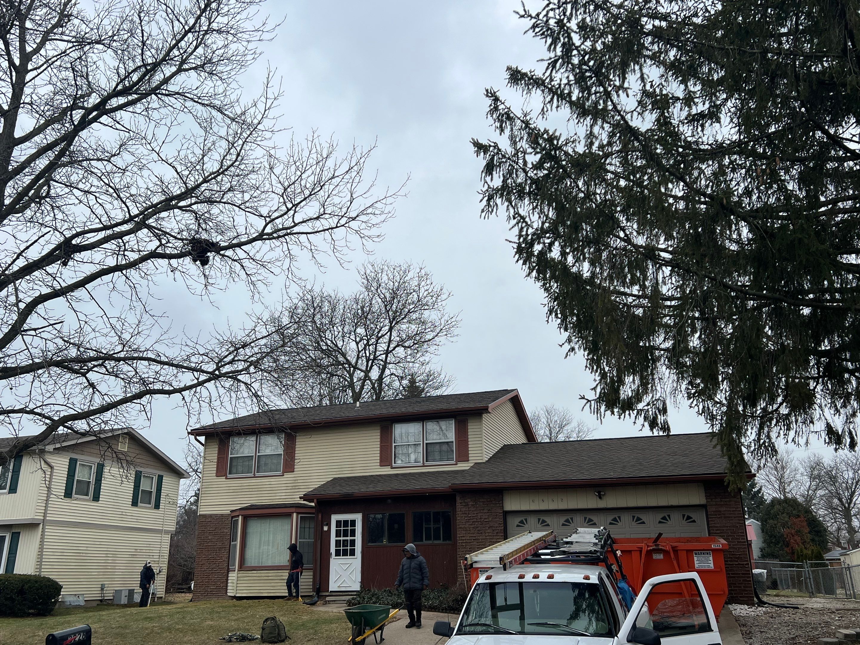 Residential Roofing Installation using GAF TIMBERLINE HDZ- Barkwood by Avalon Roofing and Exteriors