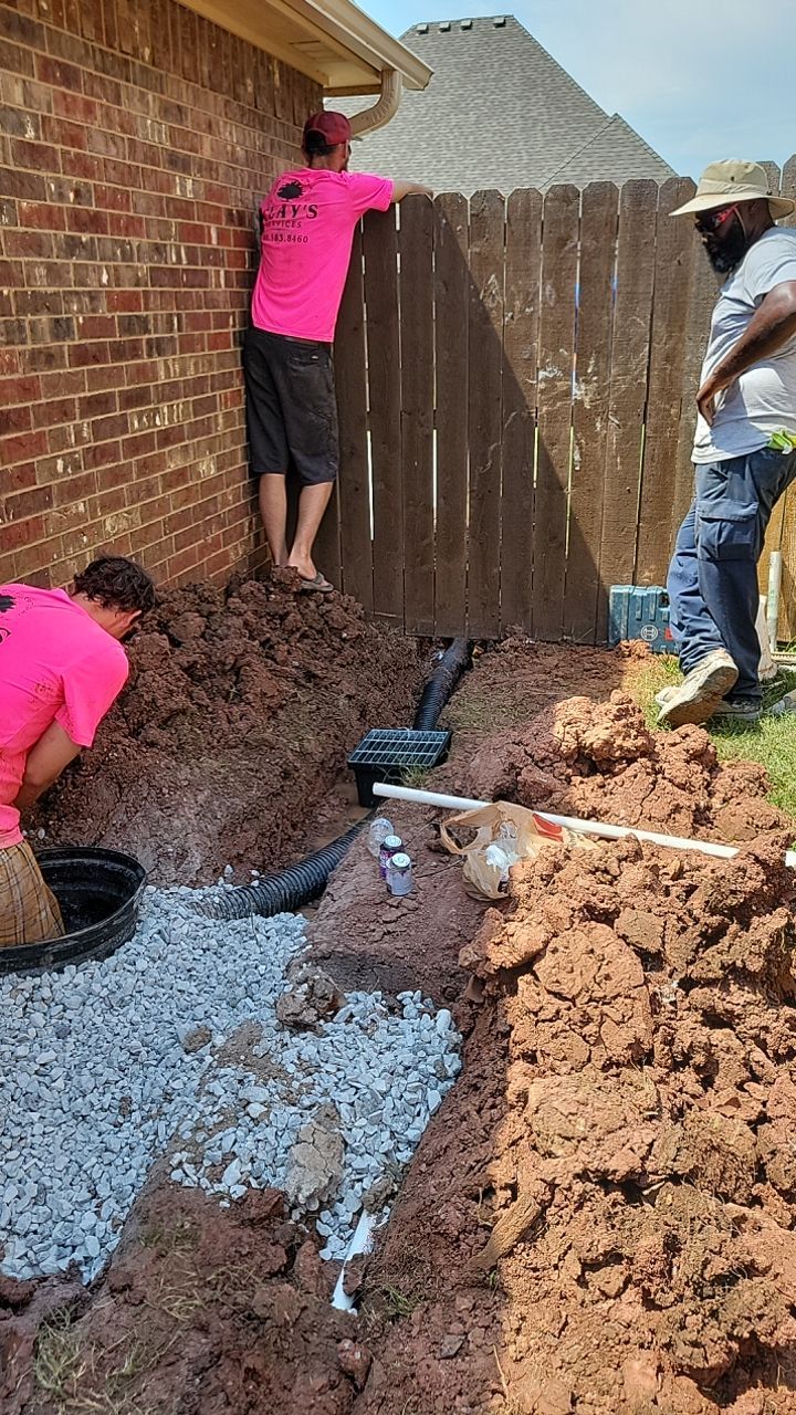 Concrete and Drainage using Concrete by Clays Services Inc