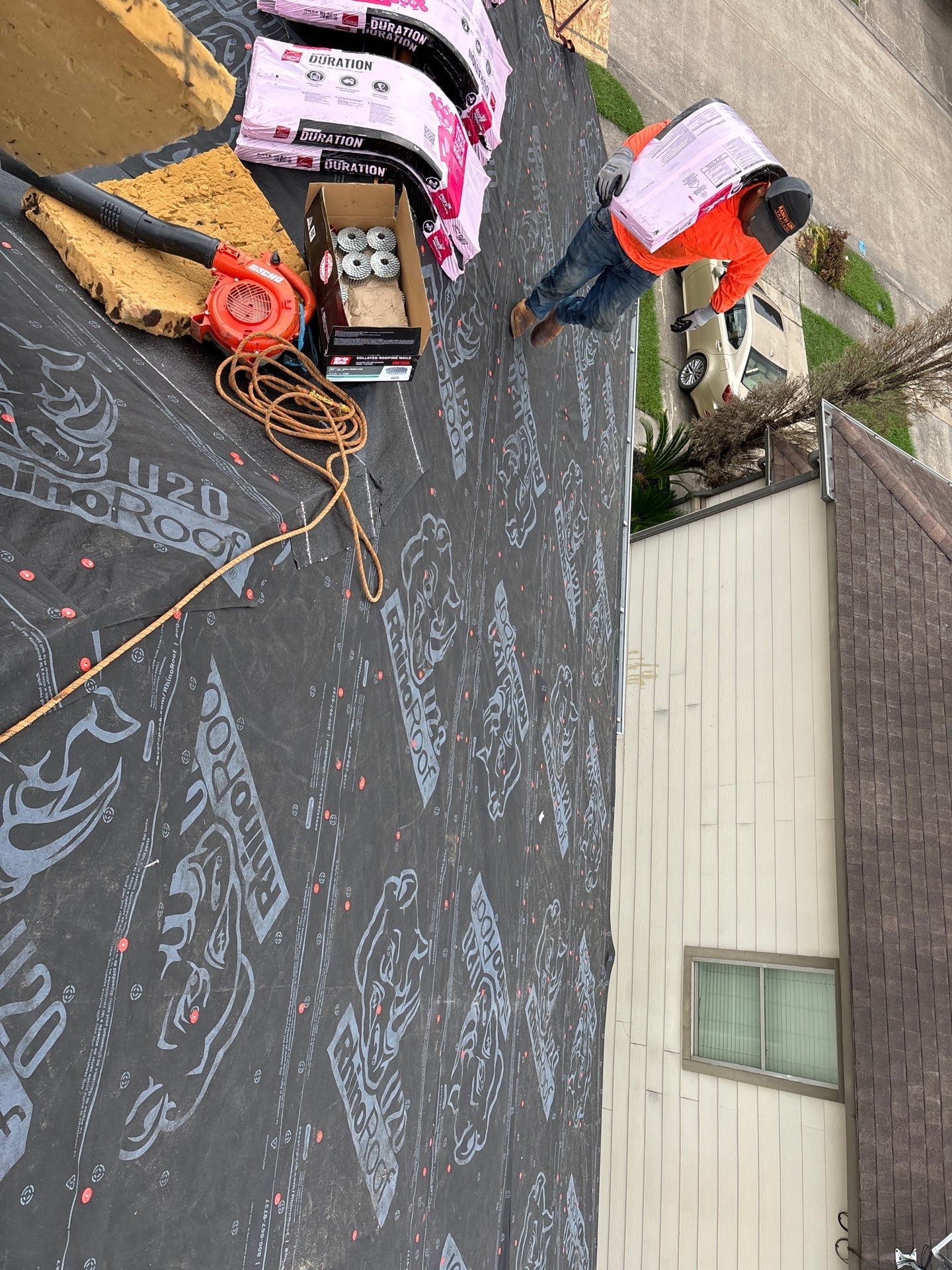 Residential Roofing Repair using Owen's Corning Duration (Lifetime) Shingles by Roof Repair Company