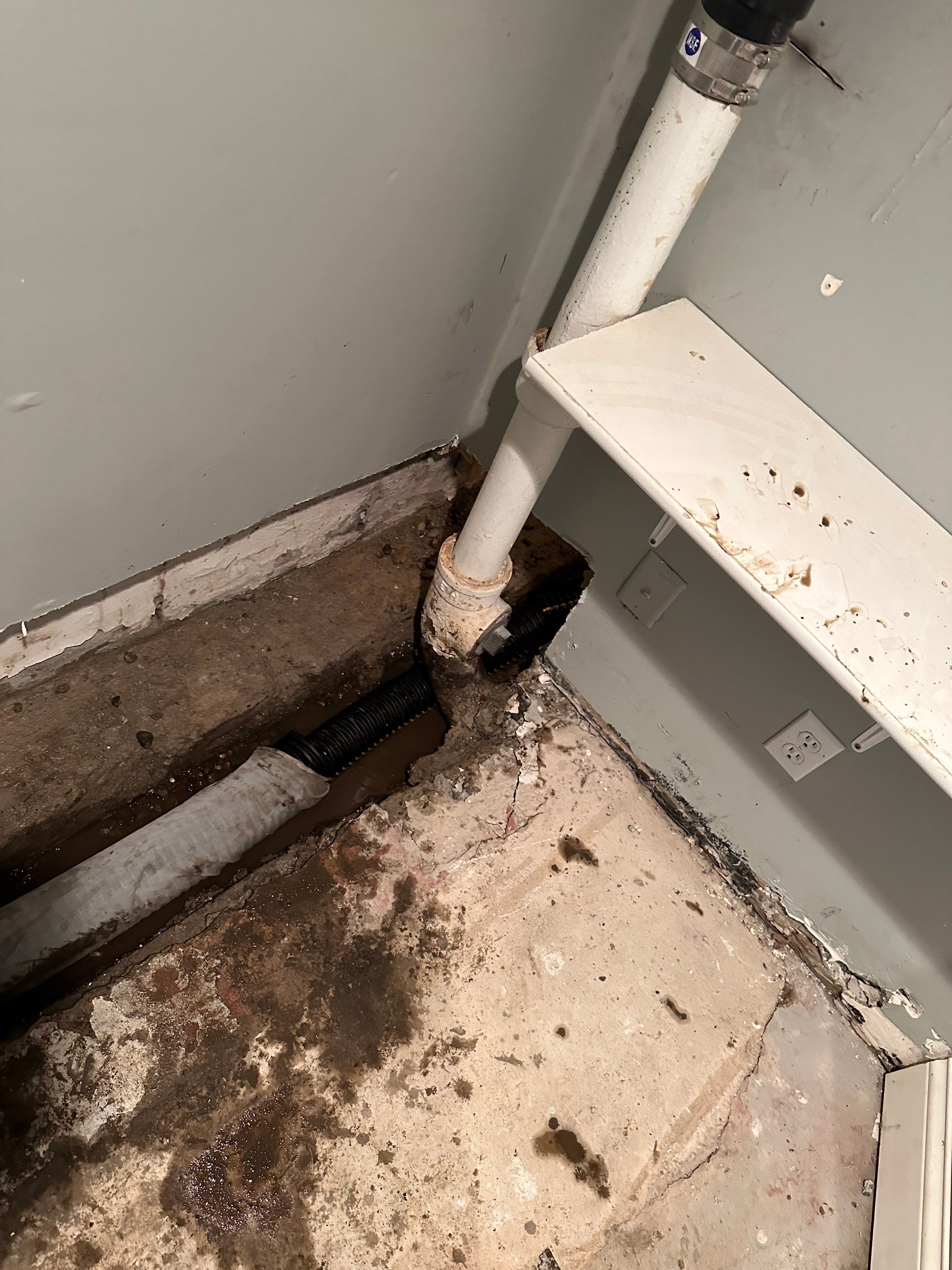Solving a One-Wall Water Issue in St. Paul by Waterproofing Northeast