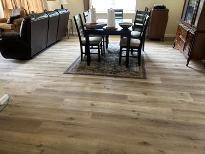 Water dry rotted flooring