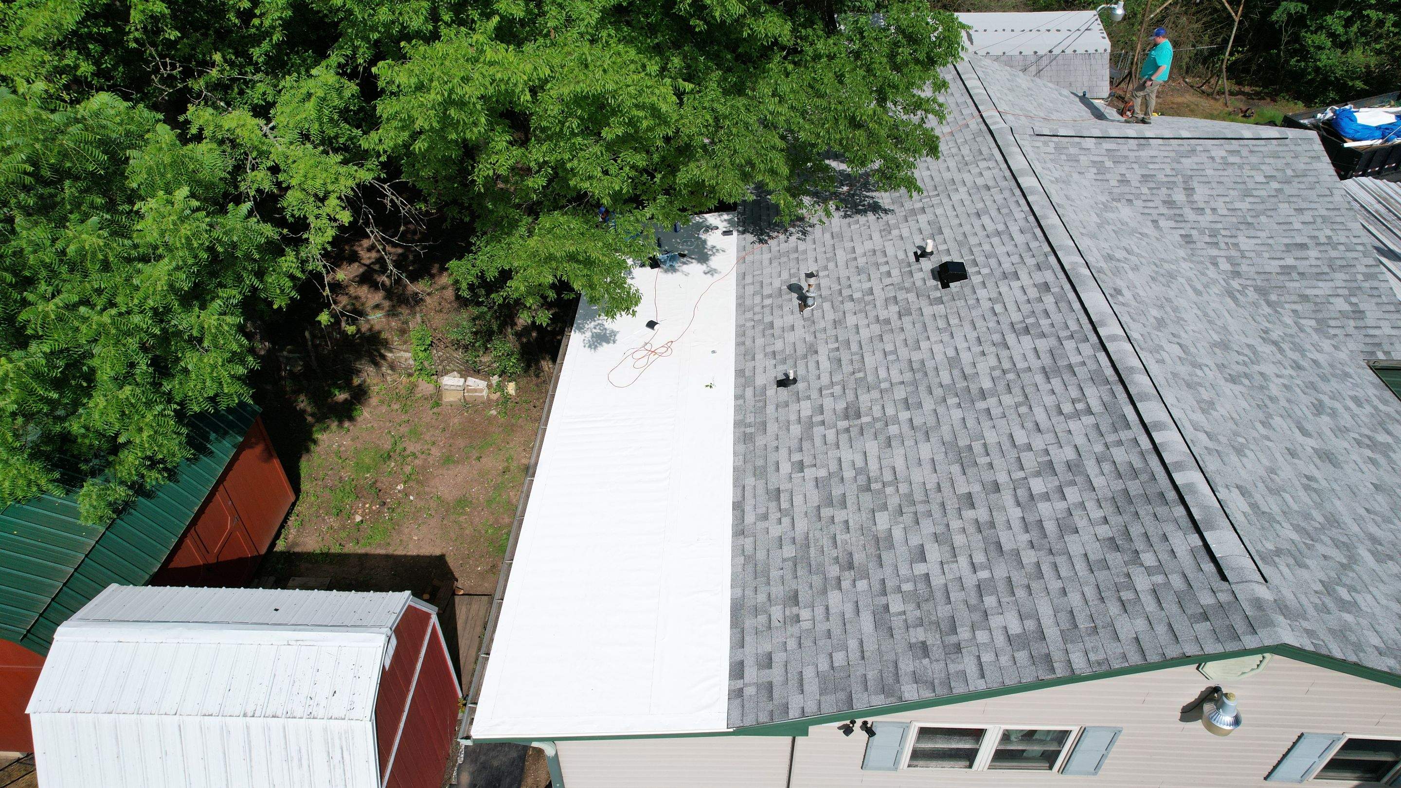Residential Shingle Reroof using Malarkey Vista by Hostetler Roofing