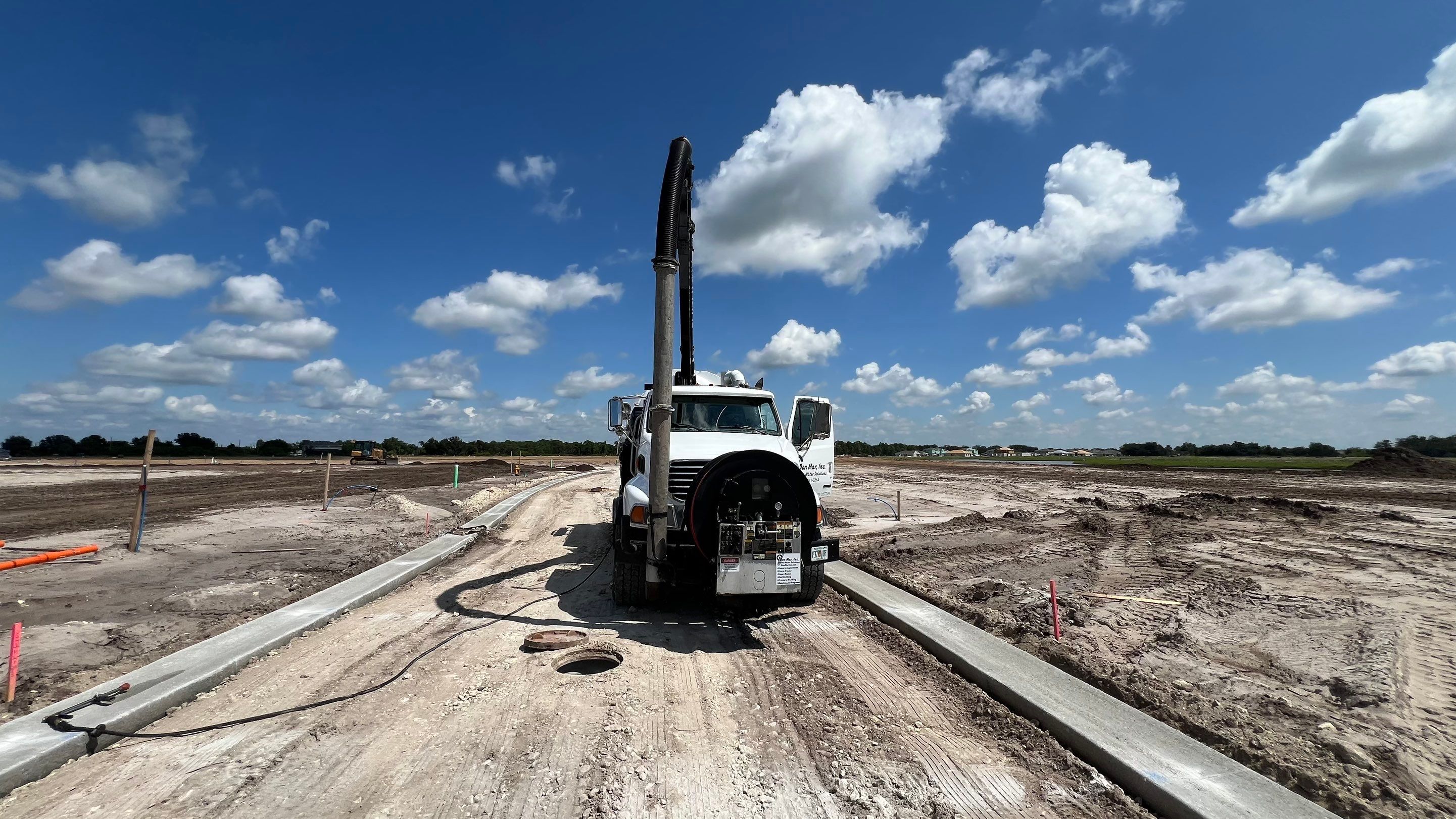 Lehigh Acres New Construction Community Sewer System Cleaning Part 2 by APS Power & Water