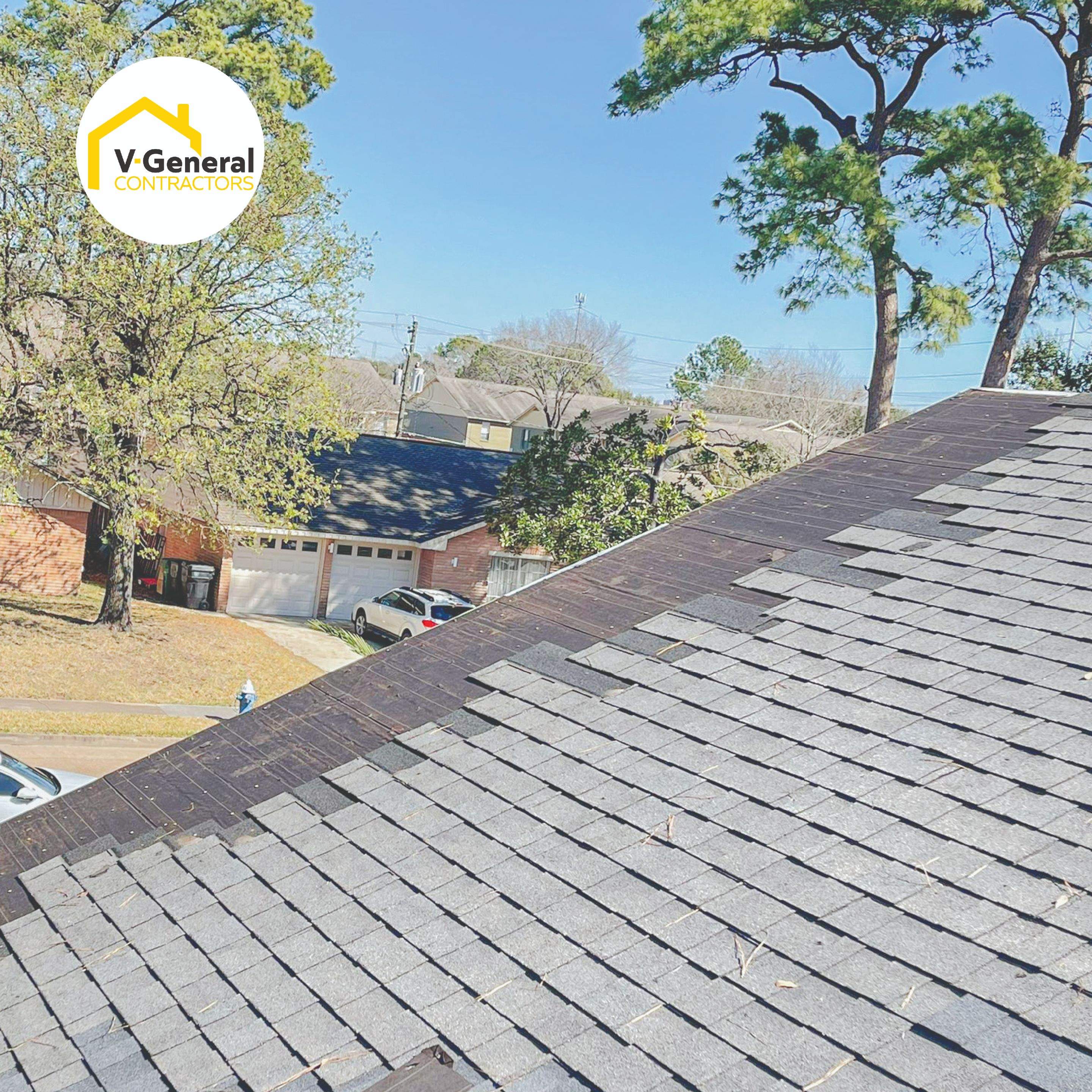 Roof Repair. Using GAF HDZ by V General Contractors 
