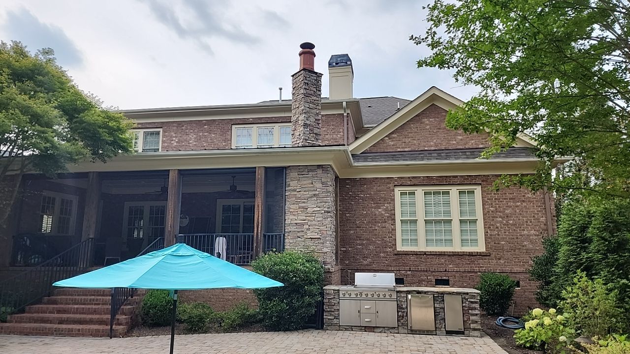 House Wash using cleaner by Power Wash Masters LLC