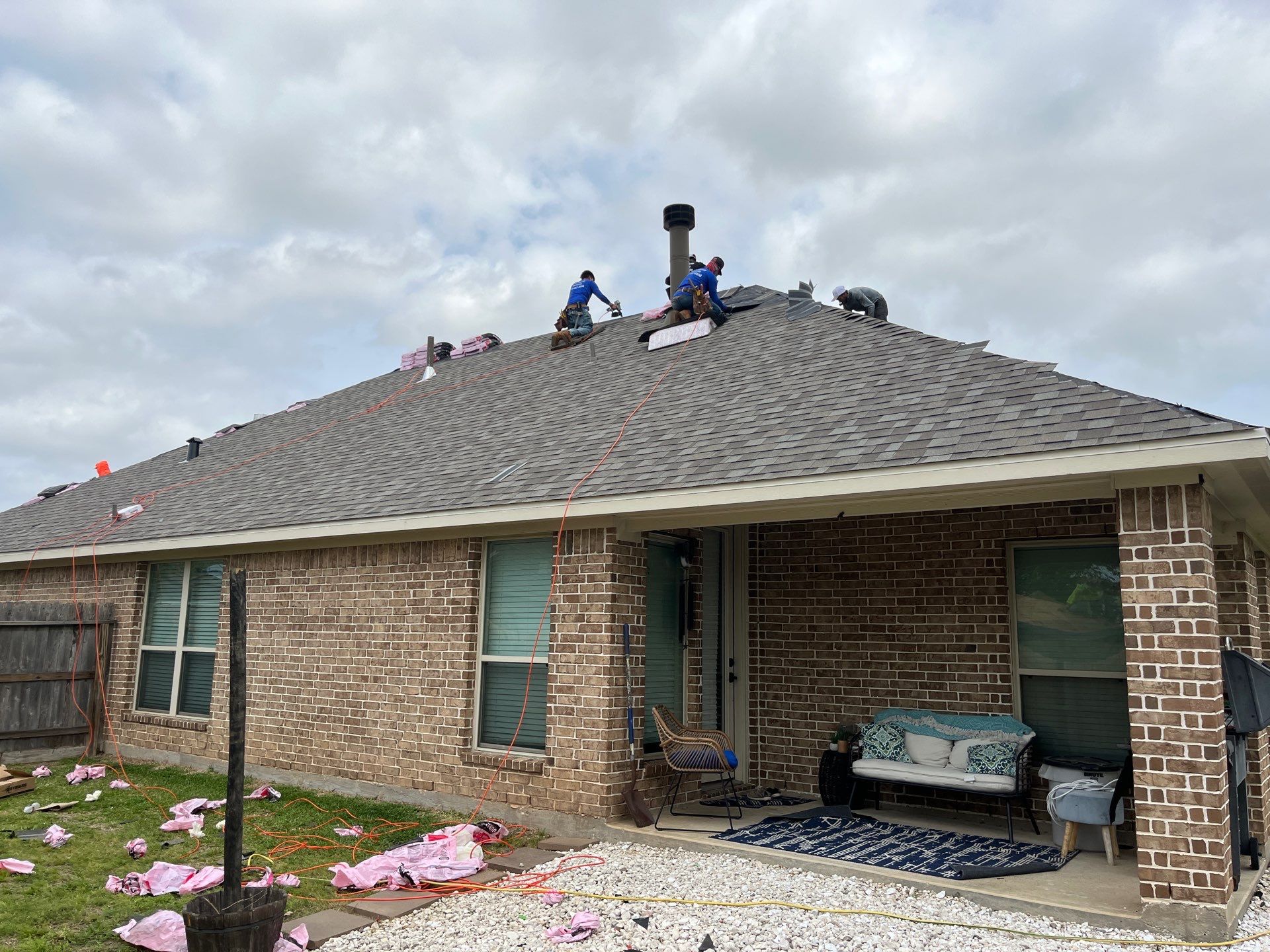 Hail Damage using Owen's Corning Duration (Lifetime) Shingles by Roof Repair Services LLC