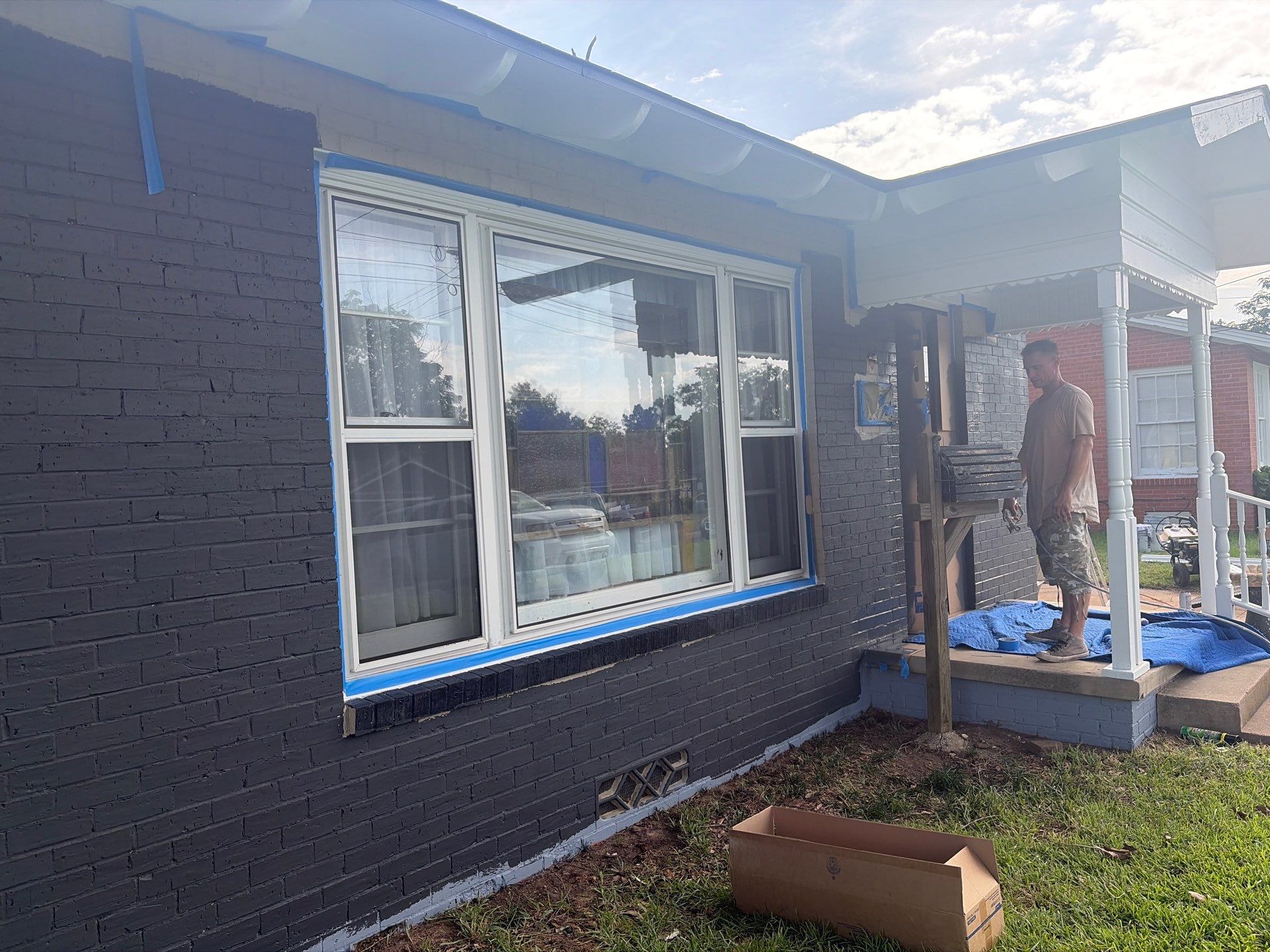 From Forgettable to Modern: An Exterior Brick Paint Job in Tyler TX by Quality Coats Painting