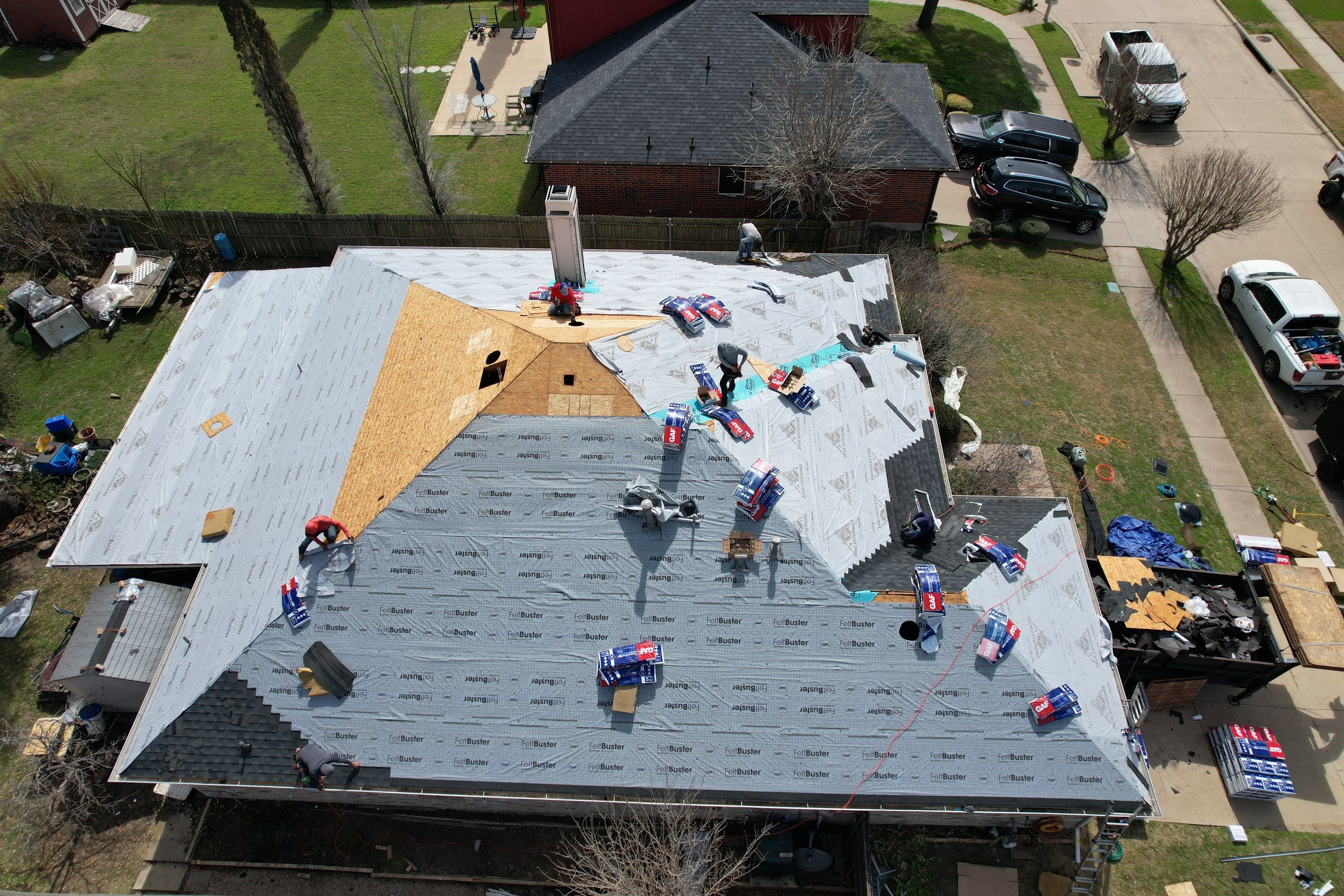 Project in Arlington  by Zeus Exteriors