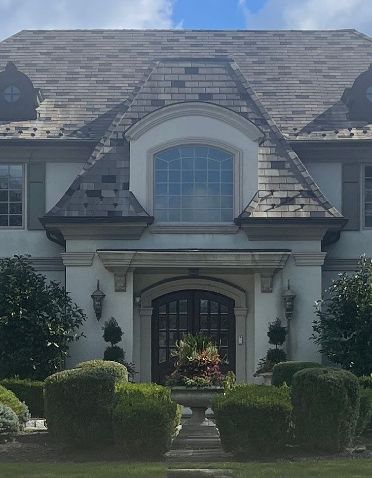 Full Slate - Stucco - Copper Remodel by USA Roof Masters