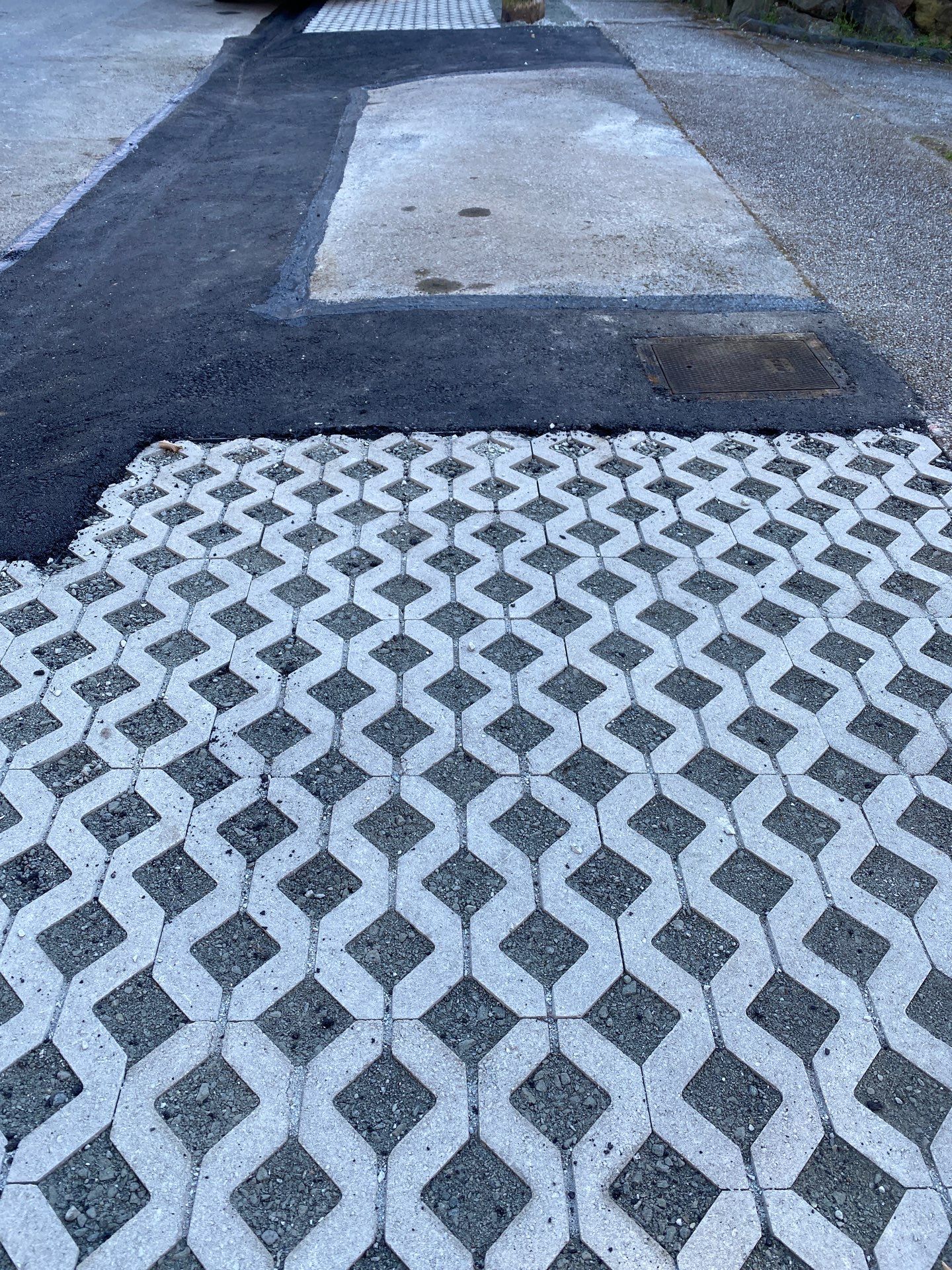 Russell | Turfstone Pavers Driveway  by Jireh Asphalt & Concrete Inc 