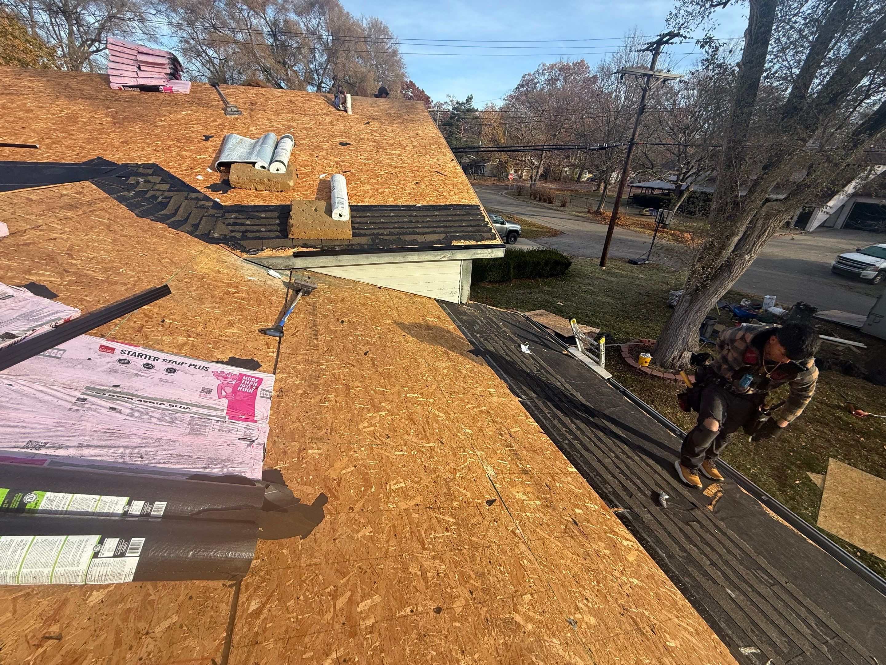 Roof Replacement using Owens Corning Onyx Black by 180 Contractors