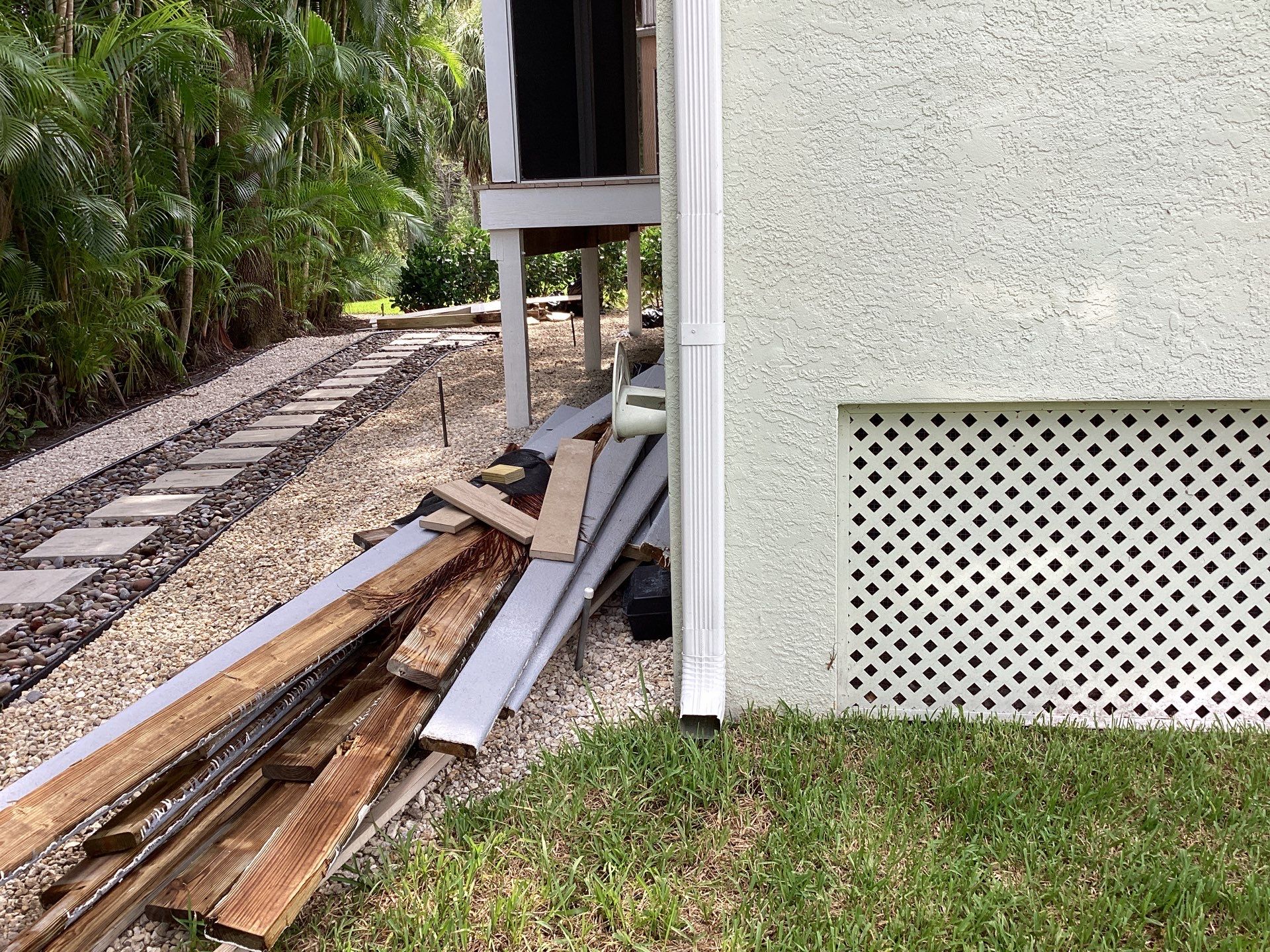 Downspout and Elbow Installation in Bonita Springs FL by Gutter Professors
