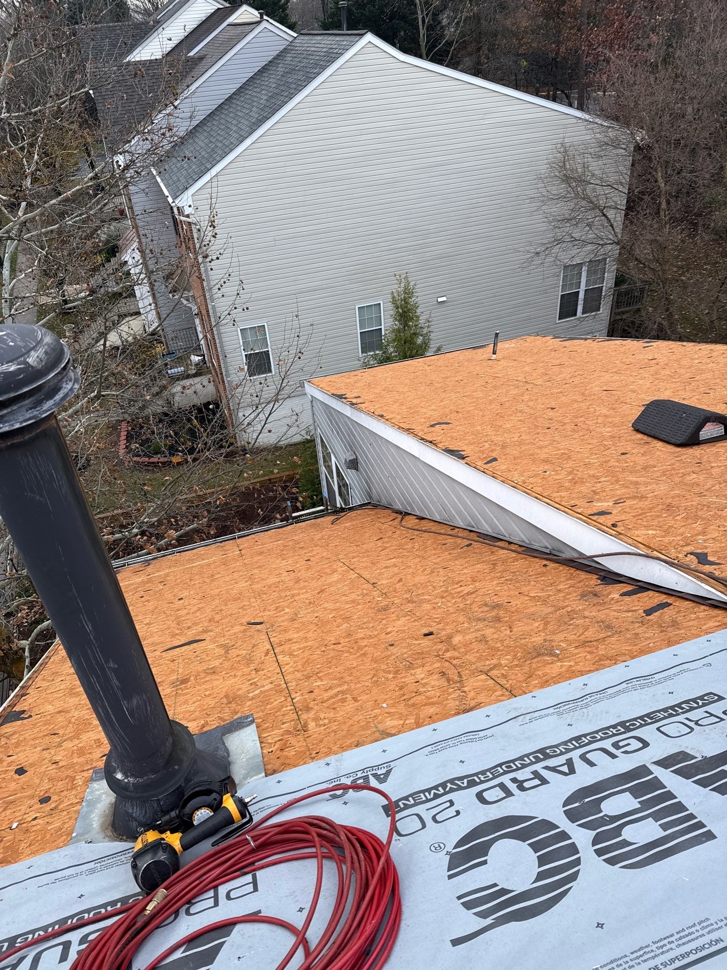 Sterling: Residential Roof Replacement with CertainTeed Landmark Pro in Max Def Driftwood by RM Banning, Inc.