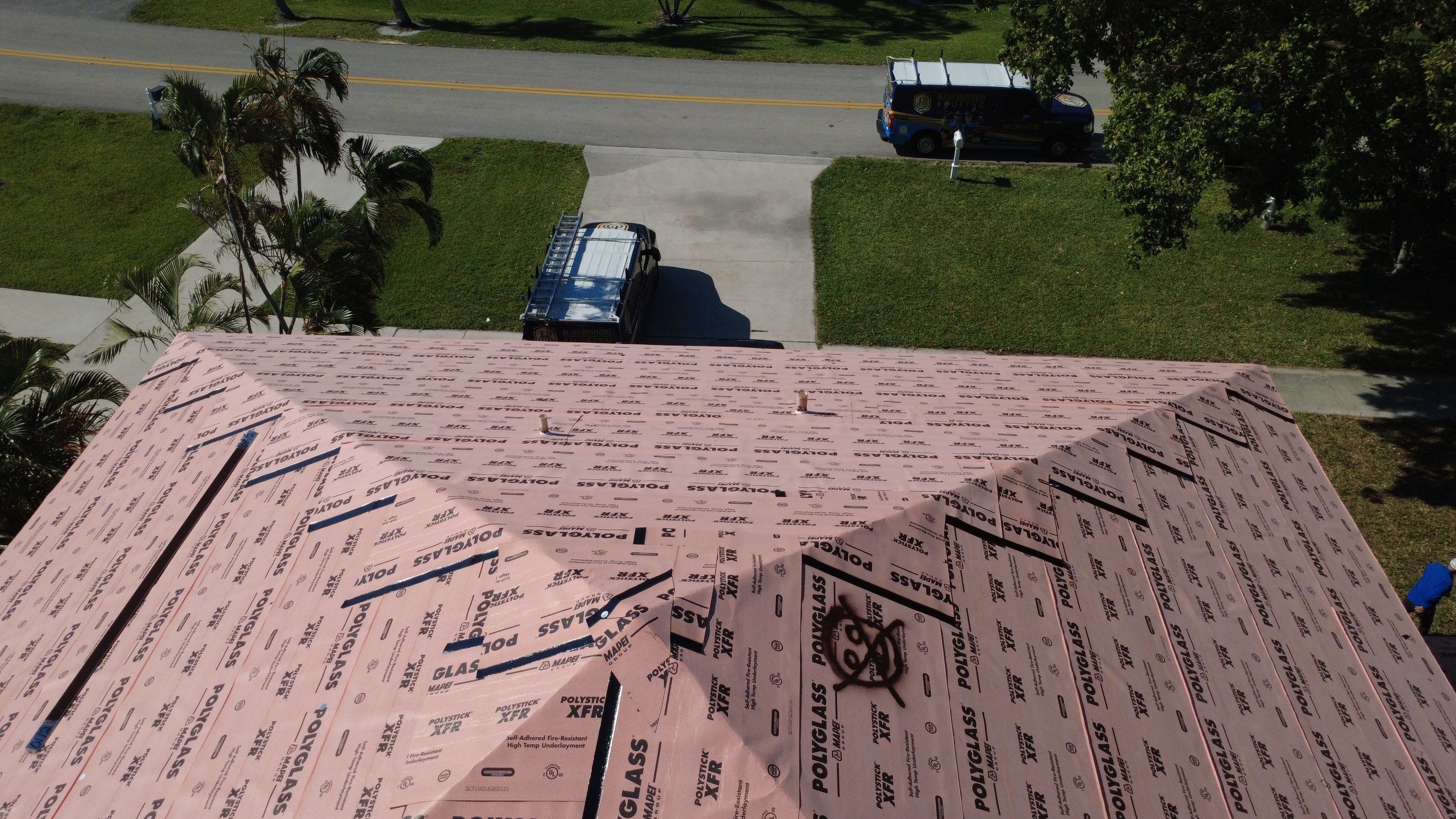 Residential Roofing Installation using 1.5'' Mechanical Seam by BLUES BROTHERS ROOFING