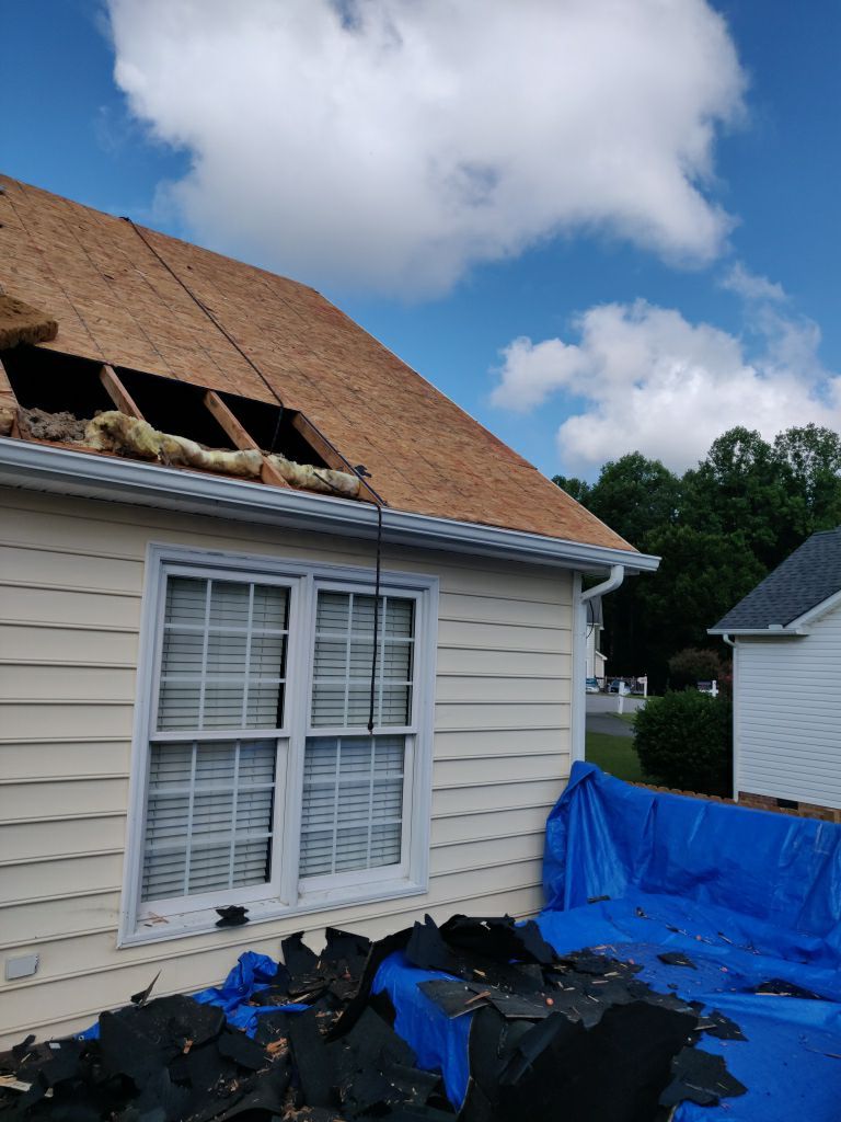 Residential Roofing Installation using Roof Installation by American Roofing NC
