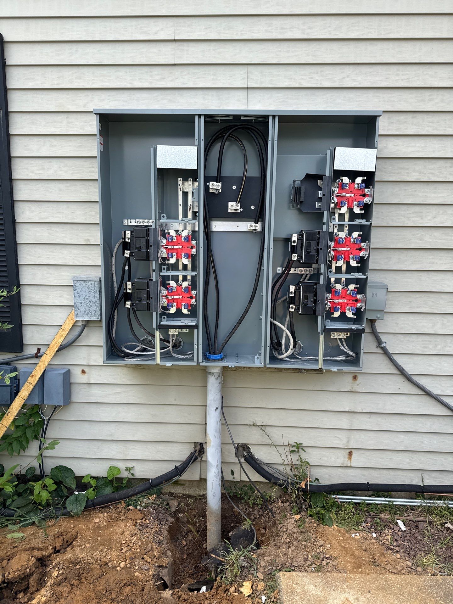 Another four bank meter stack replacement by Total improvement concepts LLC