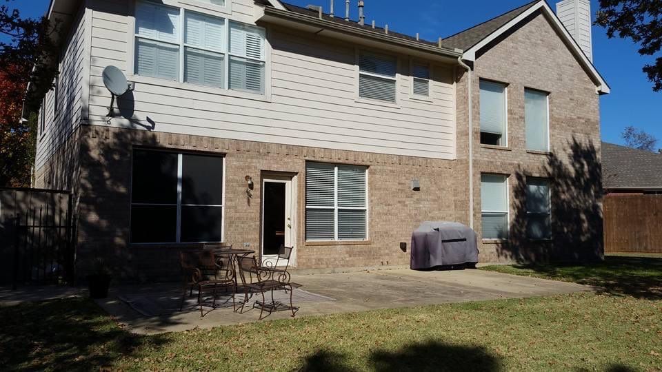 Beautiful Patio Cover Installation for a current Client by First United Roofing & Construction