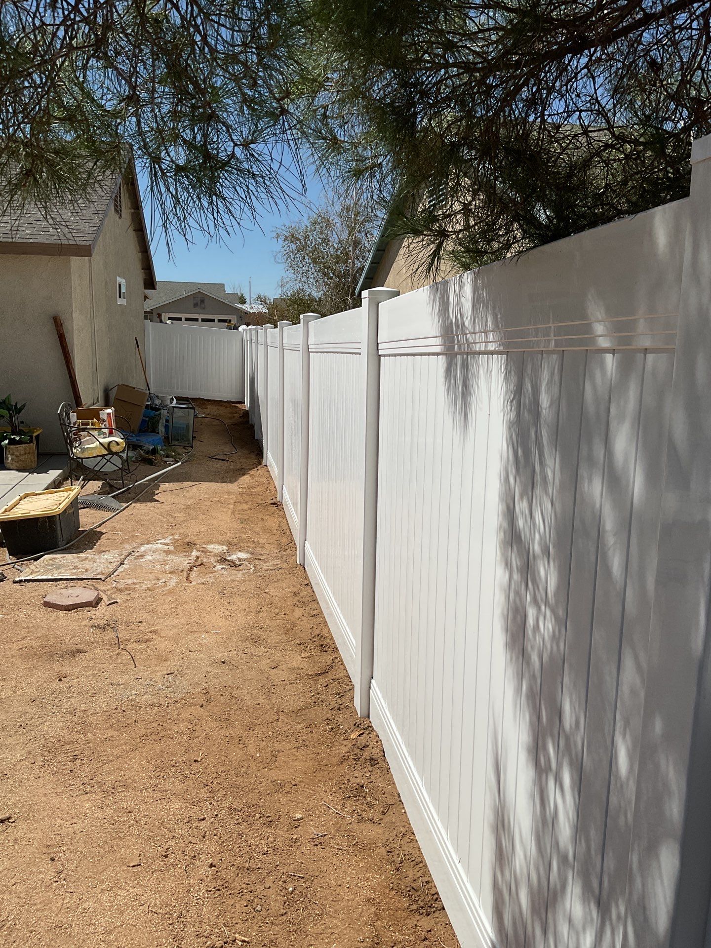 Fence Installation using Vinyl by Fence Guys Inc.
