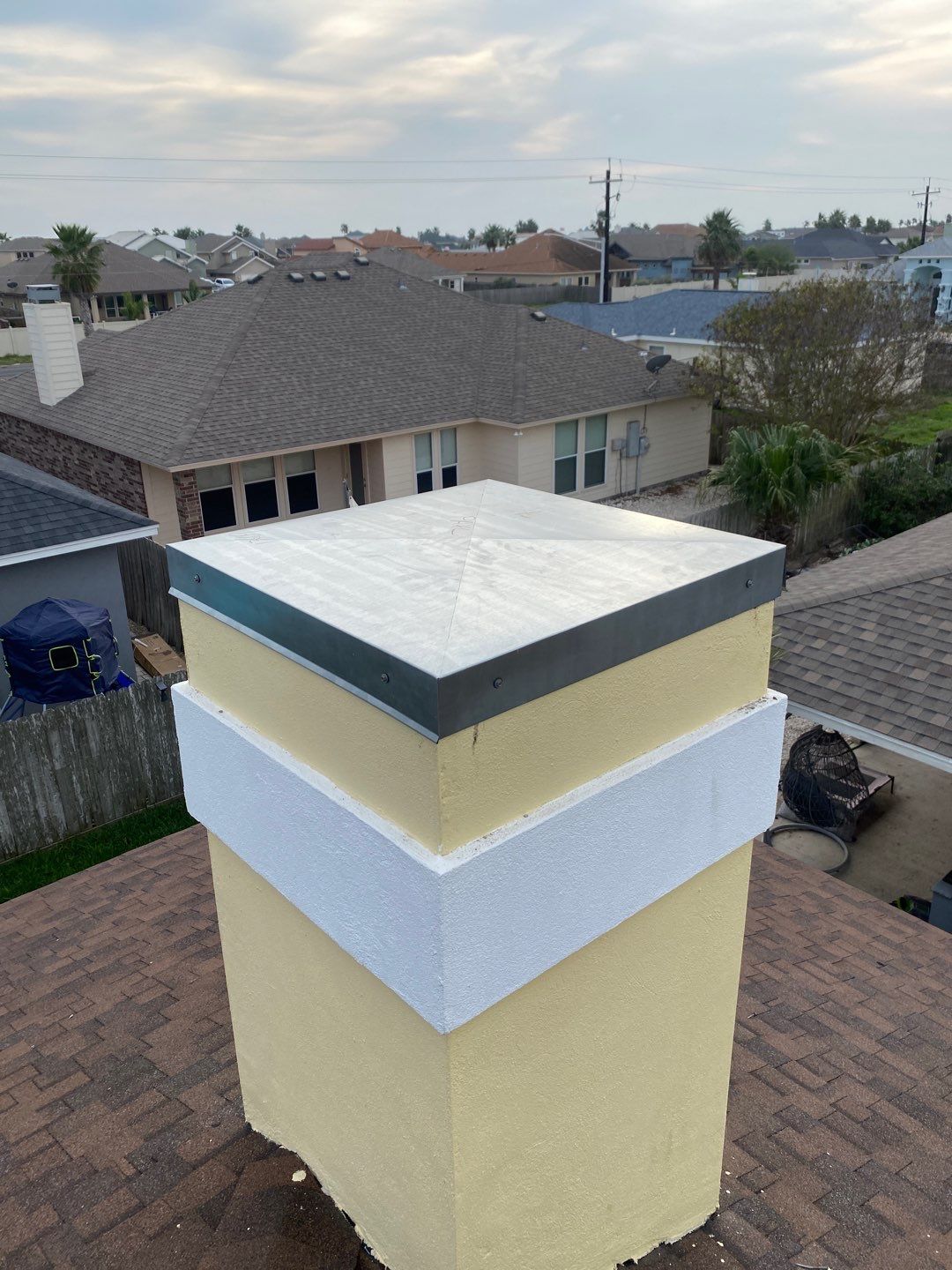 Residential Roofing Repair using Custom Fabricated Steel by Lighthouse Roofing