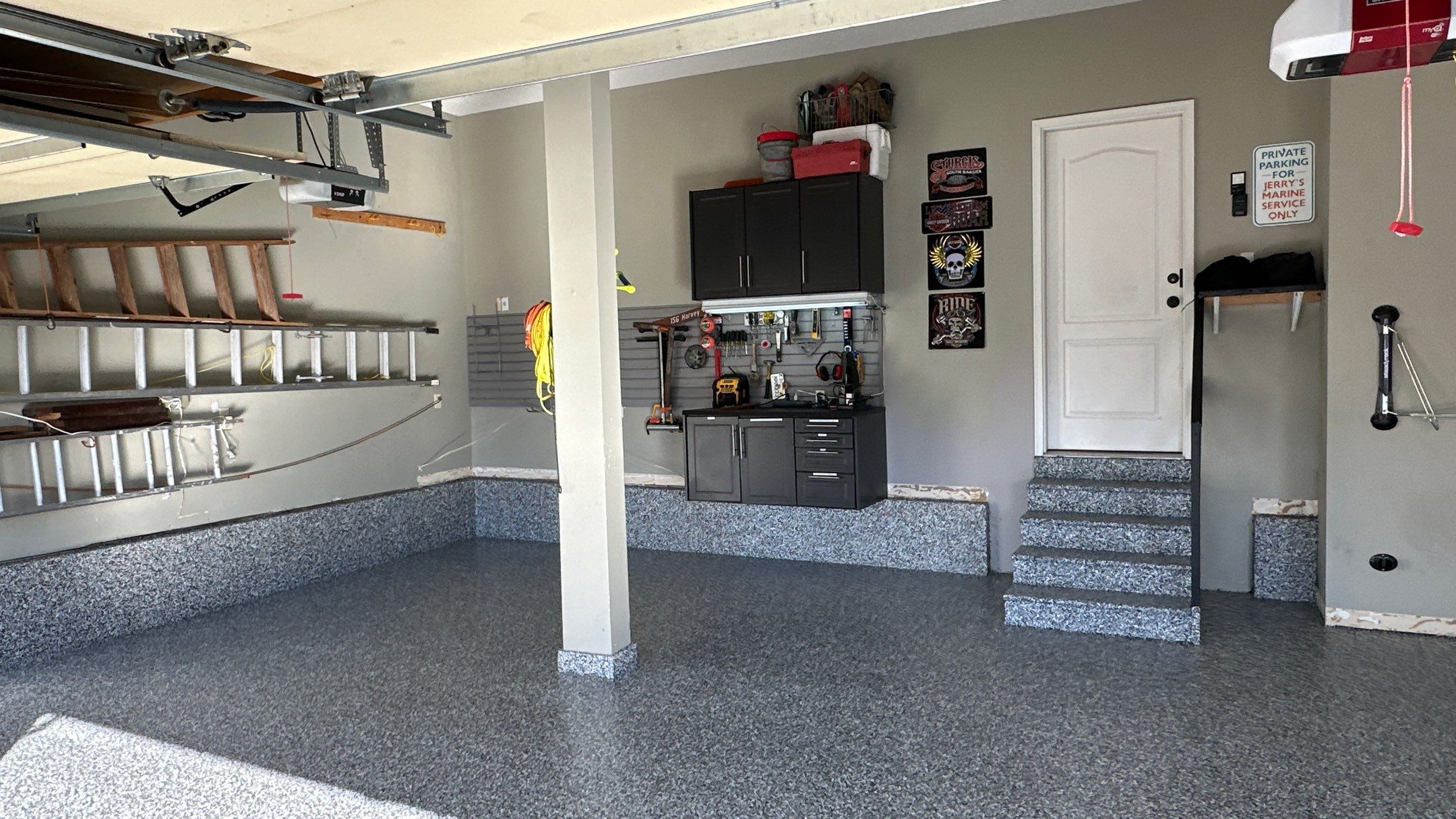 Mark H. got the garage floor of his dreams by Banner Garage