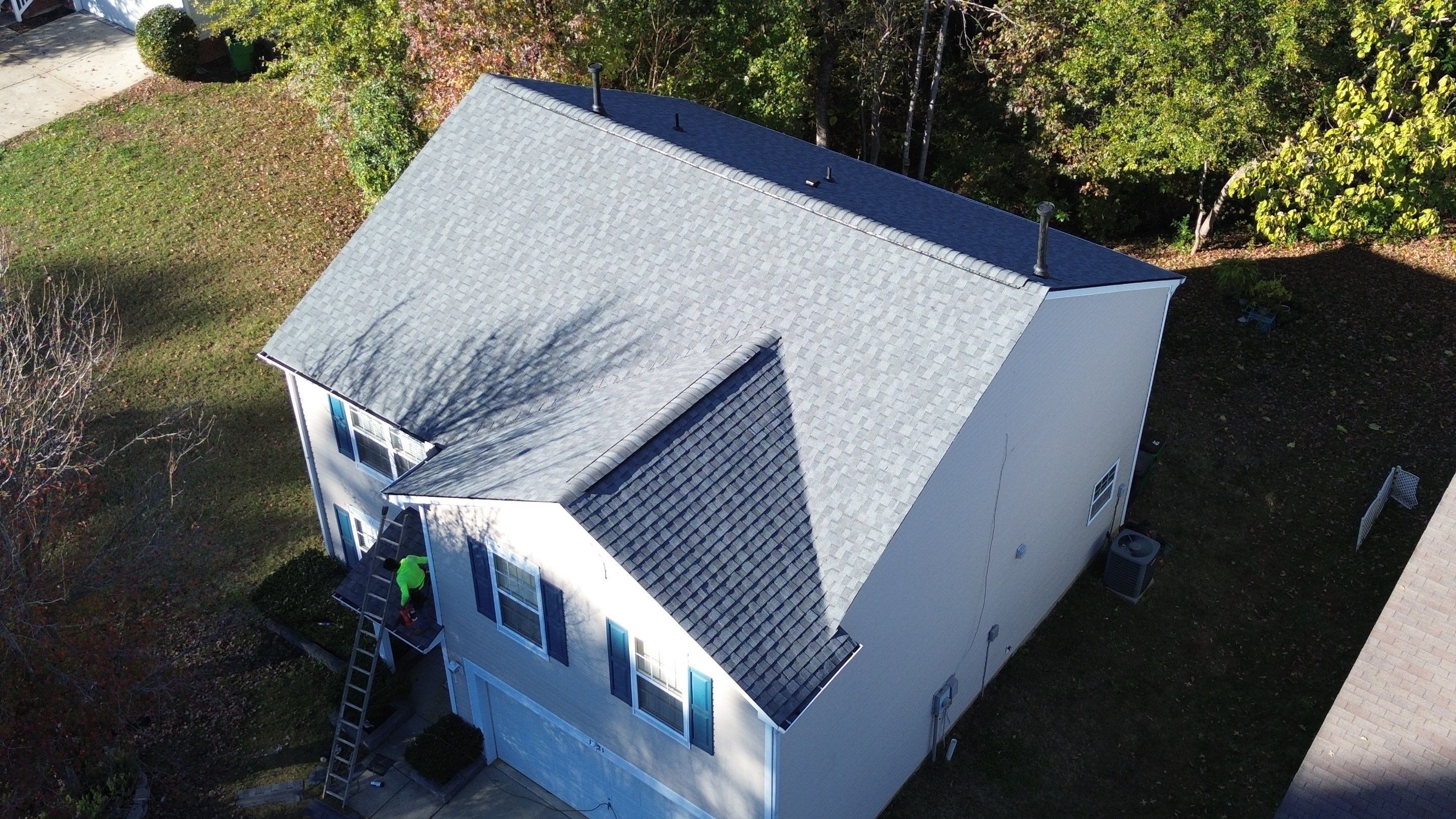 Roof replacement by hail damage by Just Brilliant Restoration JBR